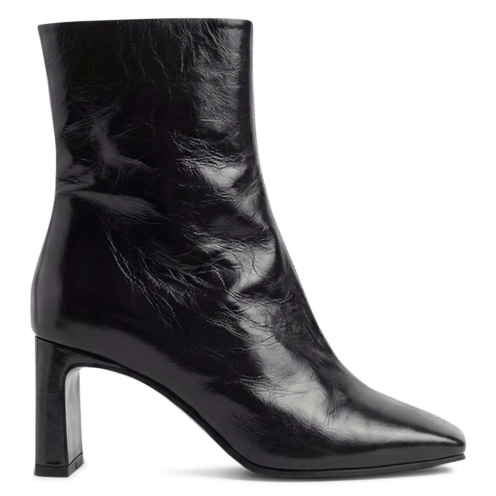 Leather mid-calf boots JONAK Black