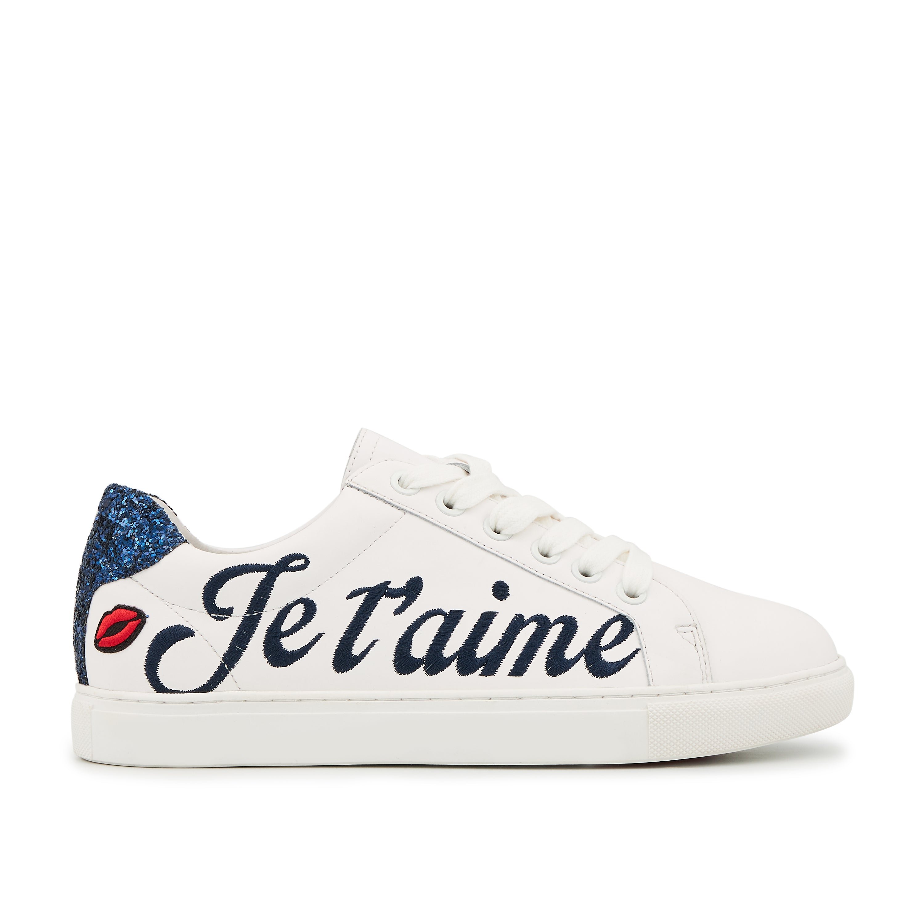Leather sneakers BONS BAISERS PARIS White