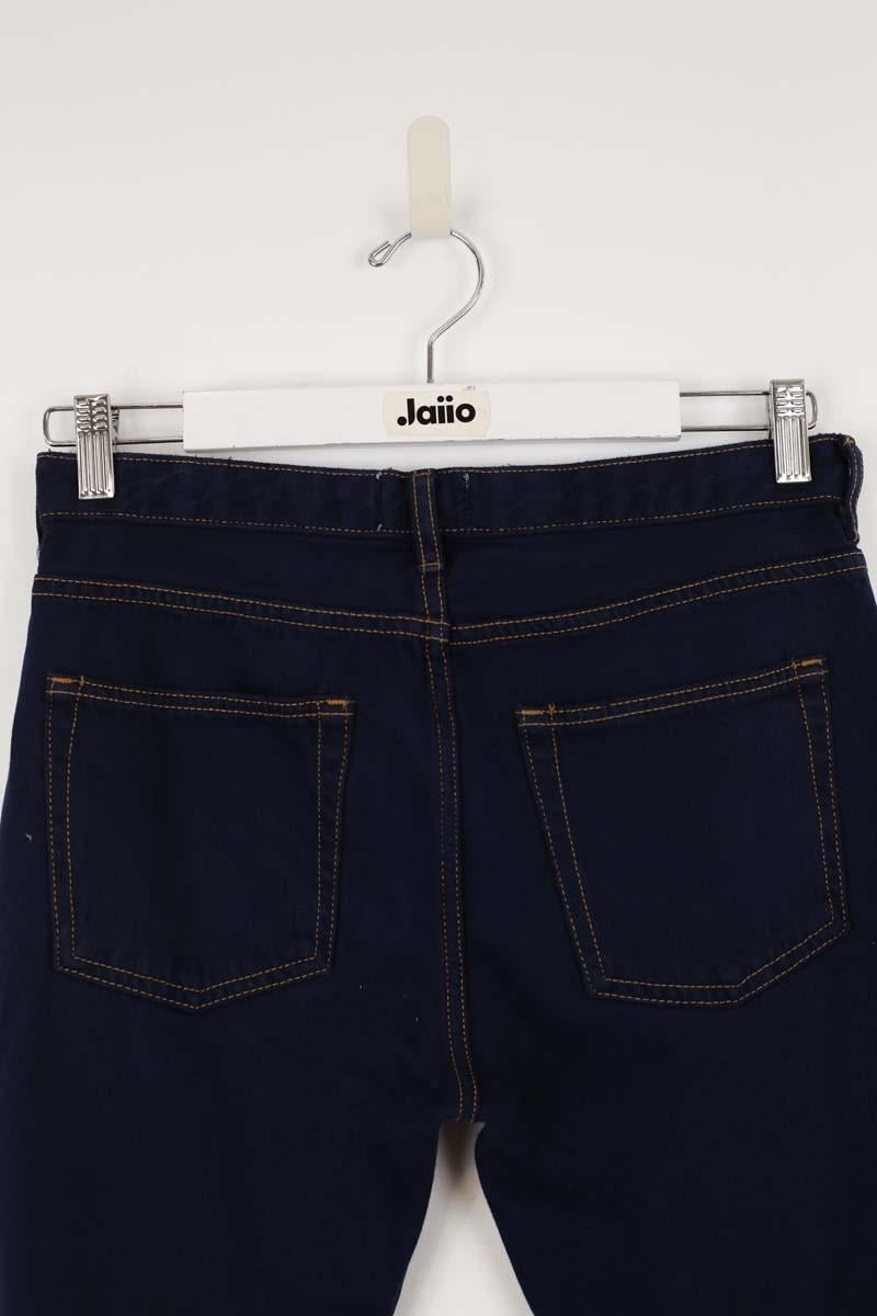 Cotton straight jeans Blue