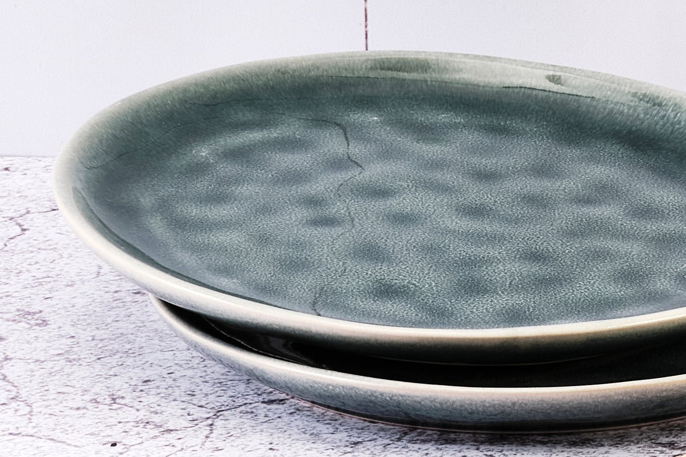 MOON -  6-piece plate set BJORN Blue