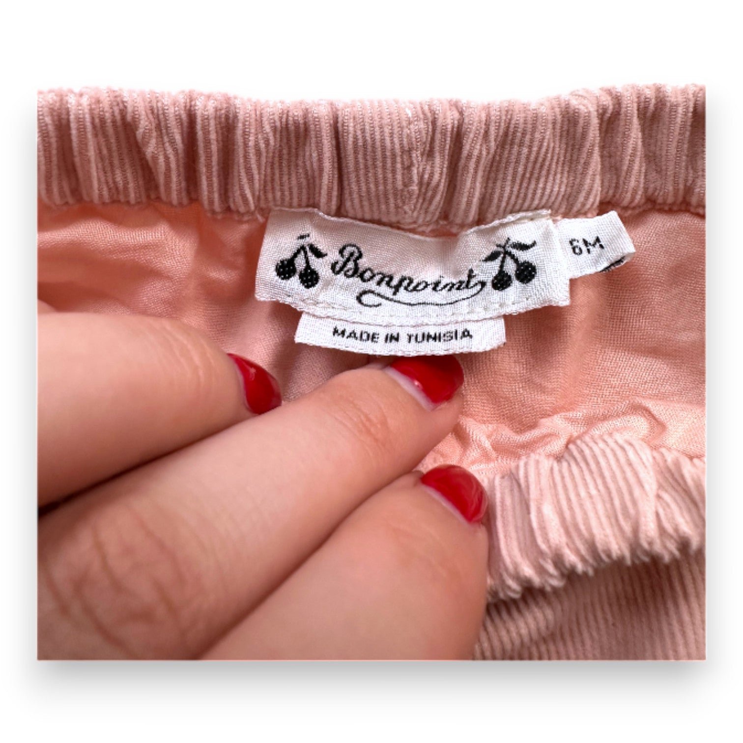 Pink Baby Pants - 6 months BONPOINT - Seconde Main Pink