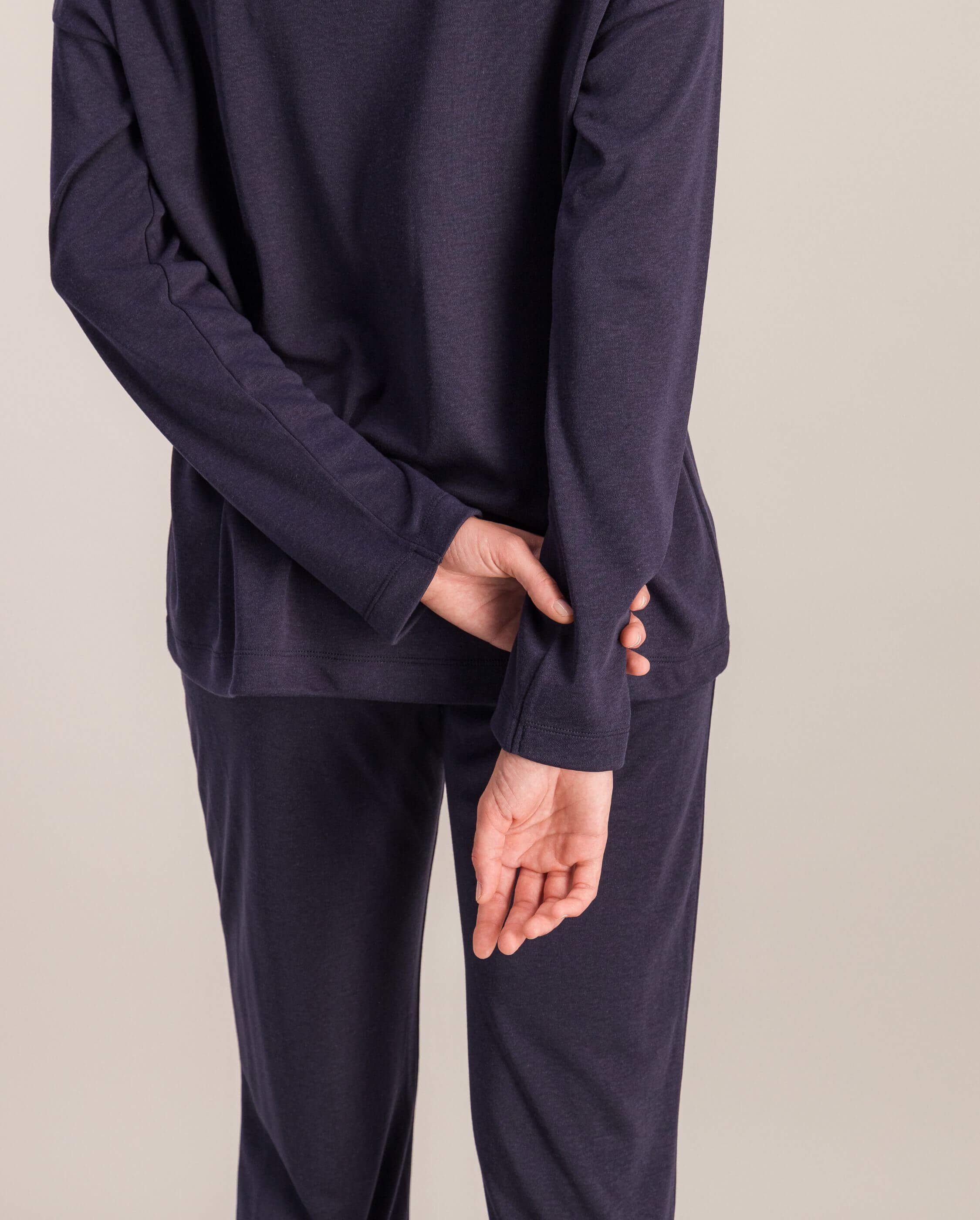 Women's pajama top, navy ANGARDE Blue