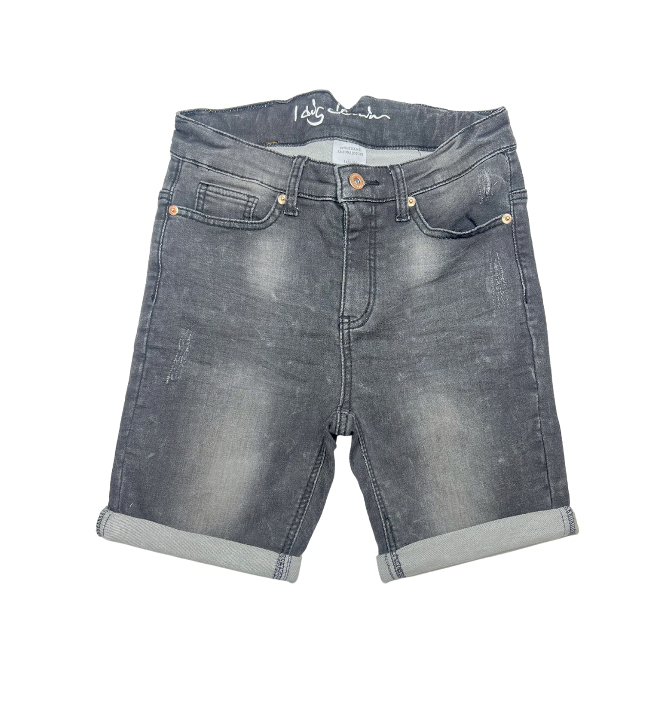 Grey kids Bermuda shorts - 11 years I DIG DENIM - Seconde main Grey