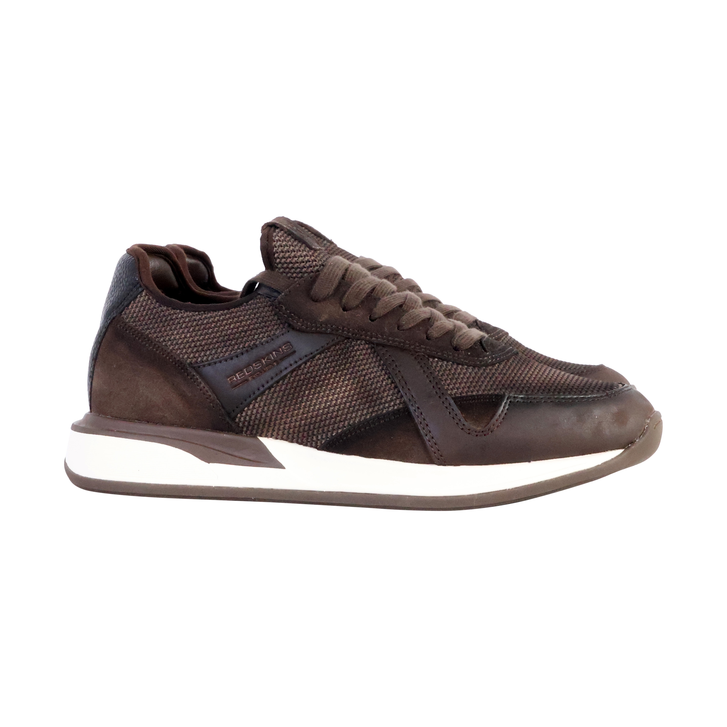 Pesaro low leather sneaker REDSKINS Brown