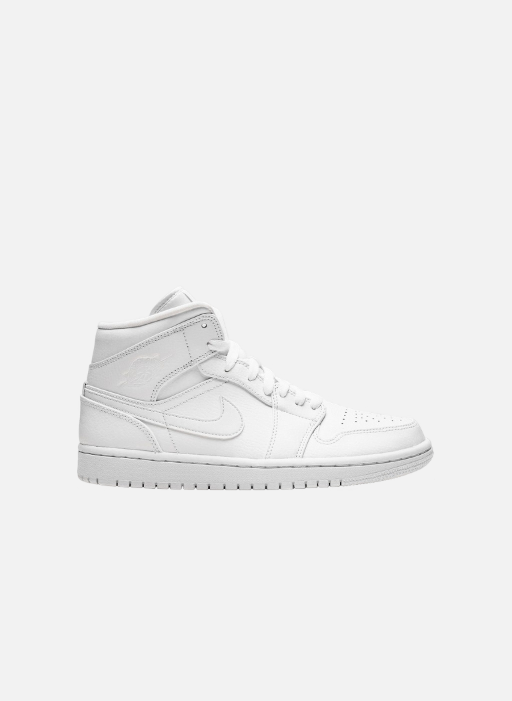 High-top leather sneakers Jordan White