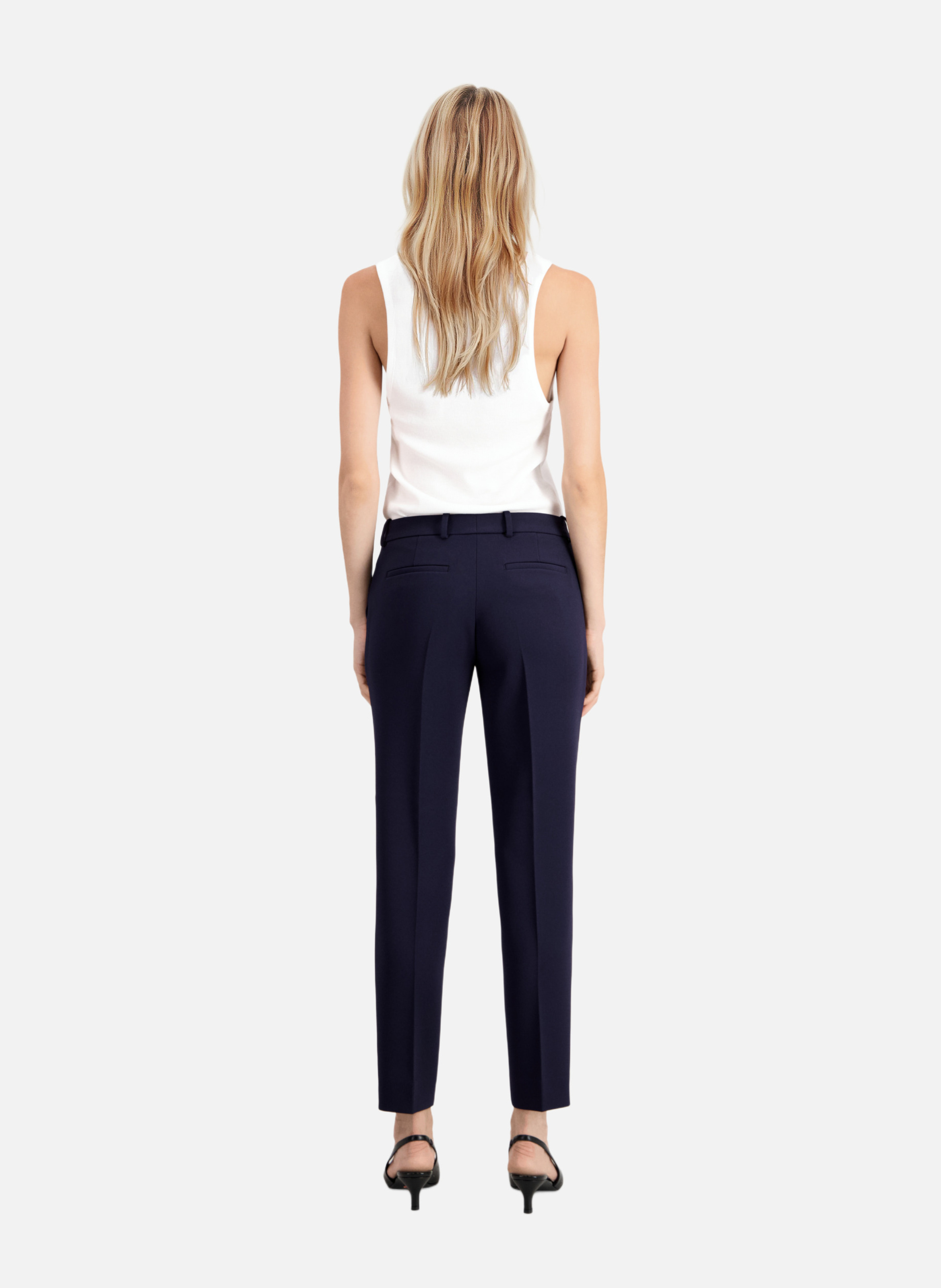 Tailored crepe trousers with a slim fit THE KOOPLES Blue