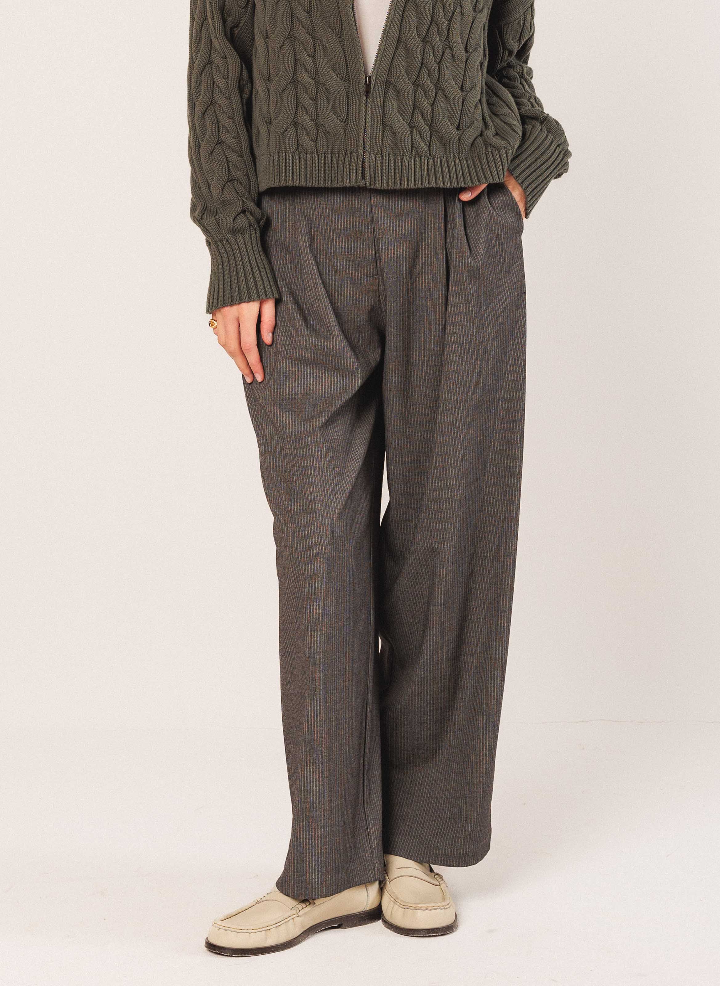 Wide trousers INDI & COLD Silver