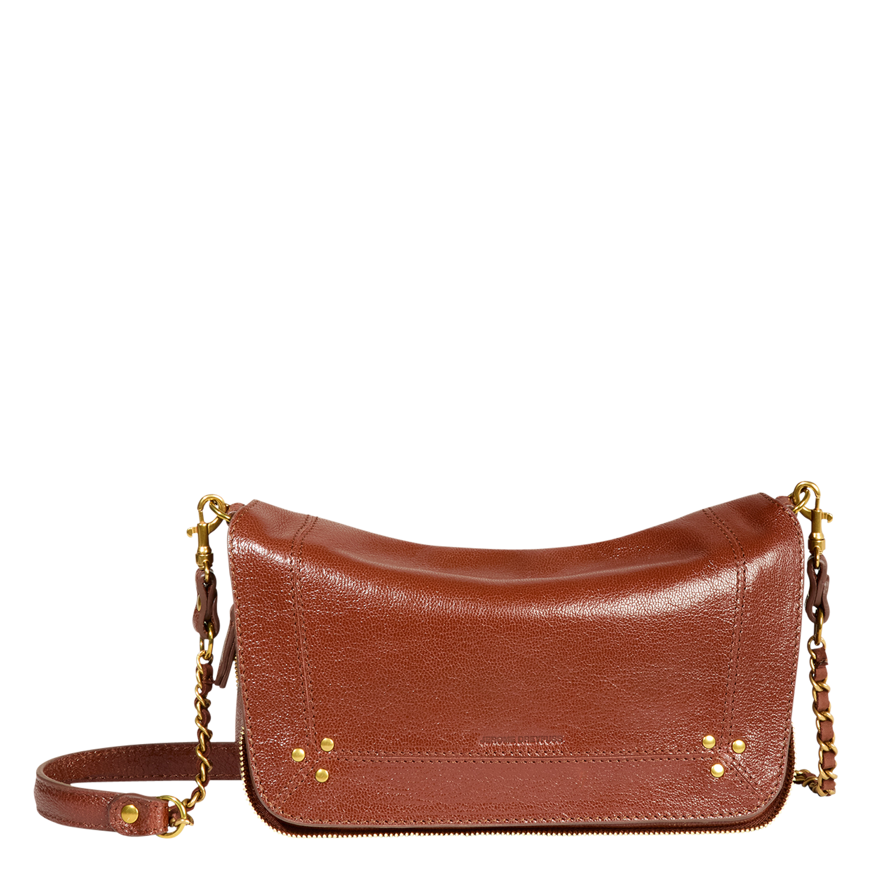 Dori leather shoulder bag JEROME DREYFUSS Brown