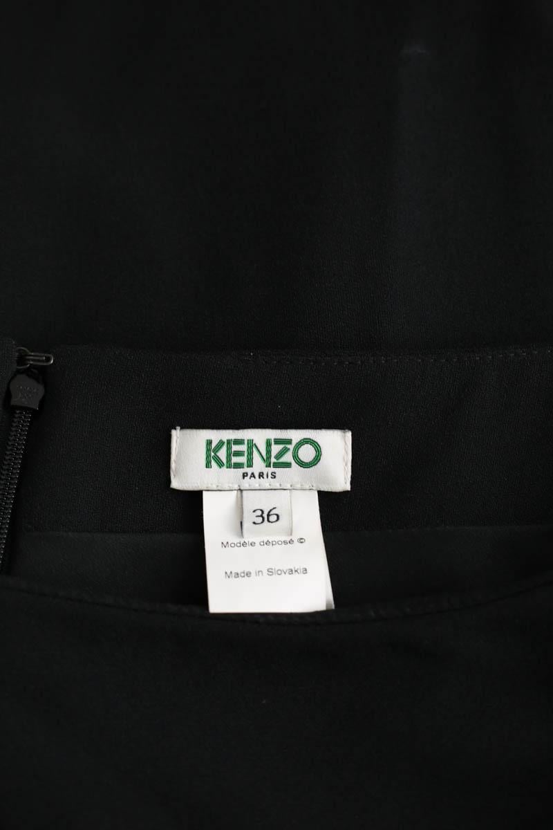 Black mini skirt KENZO - SECONDE MAIN Black