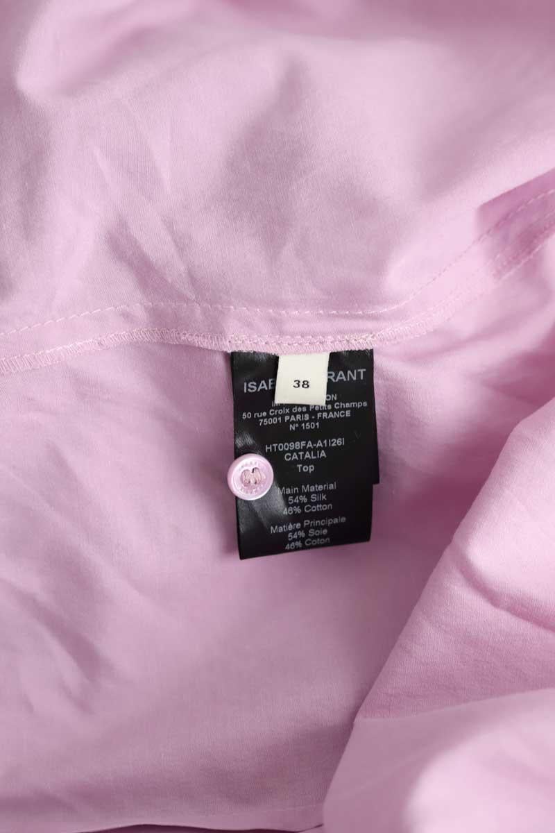 Cotton blouse ISABEL MARANT - Seconde Main Purple