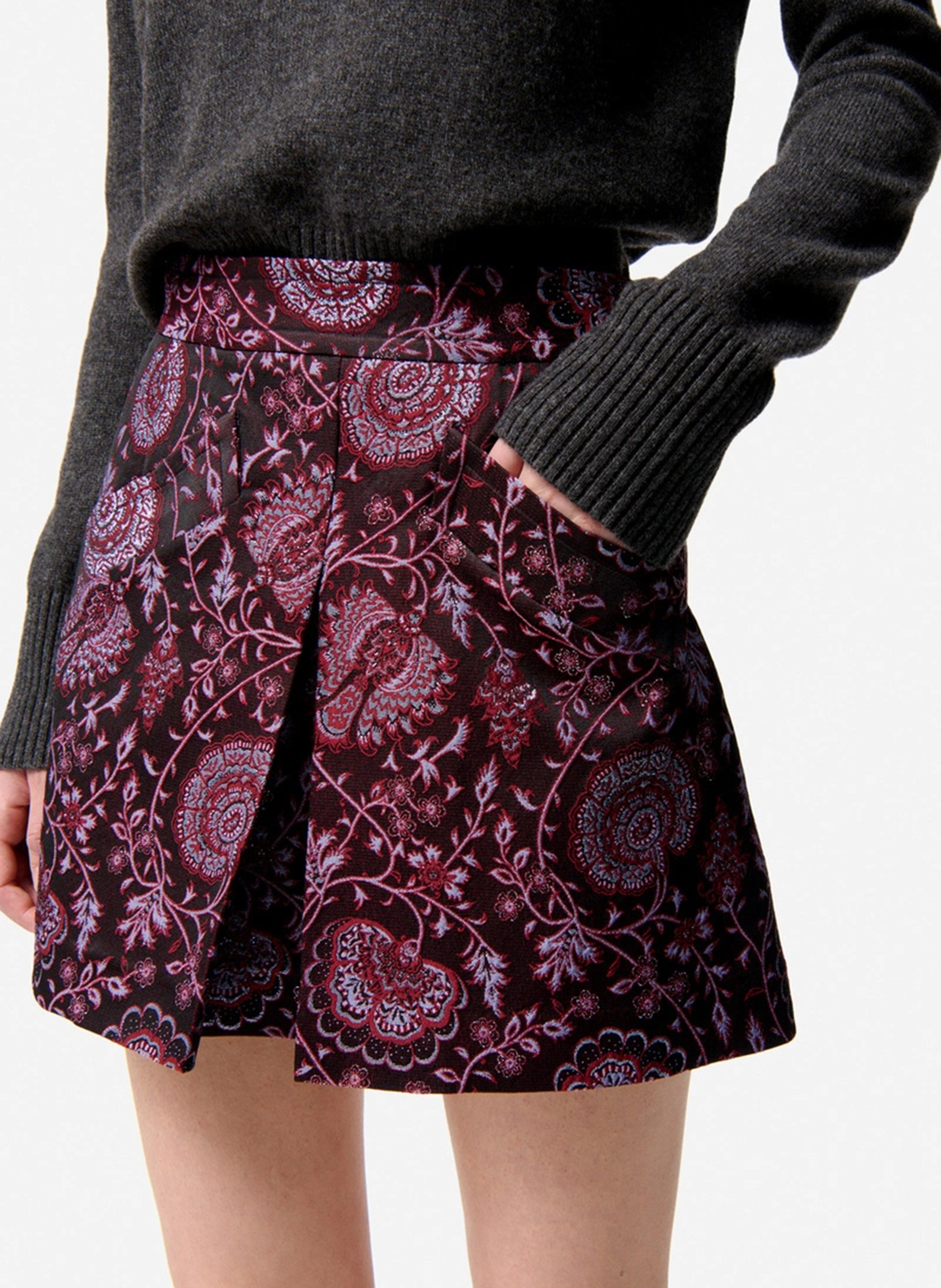 Jupe courte en jacquard VANESSA BRUNO Multicolore