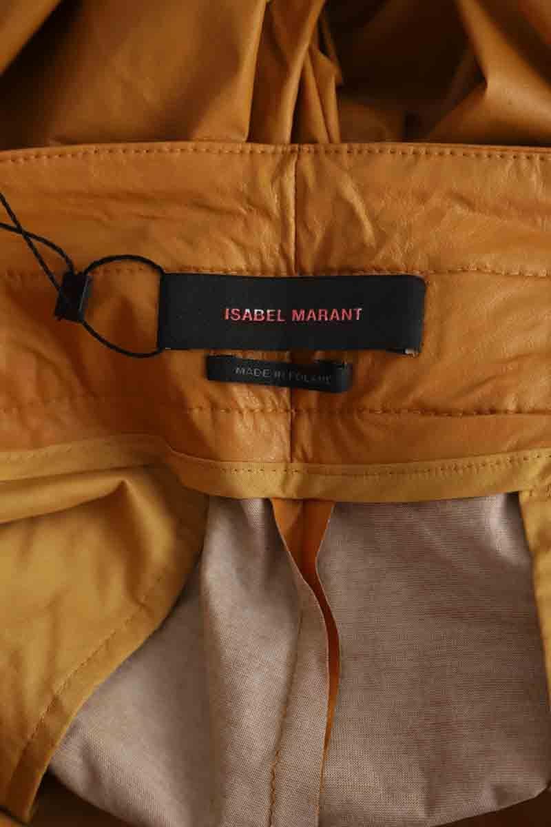 Slim-fit cotton cargo pants ISABEL MARANT - Seconde Main Brown