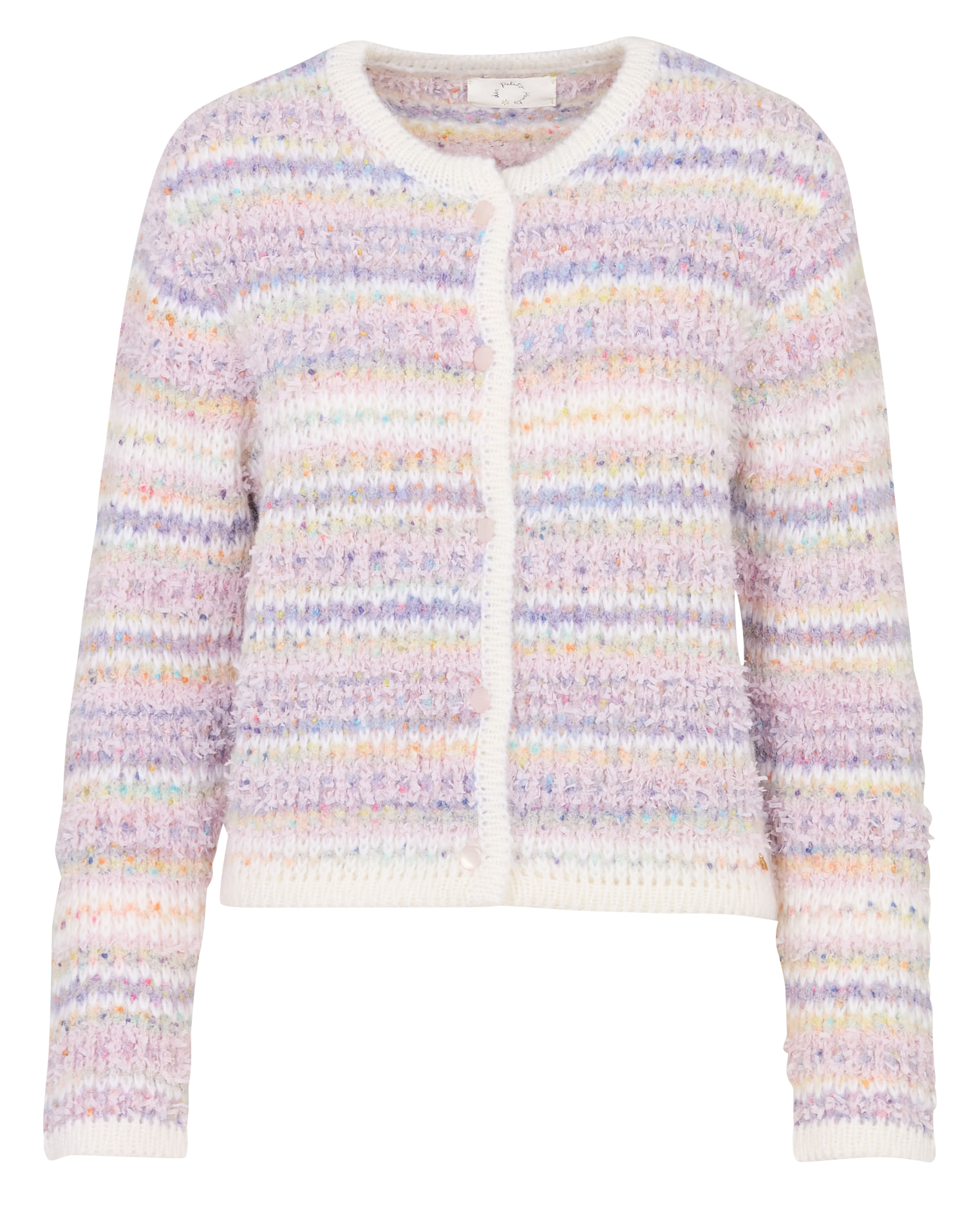 Oversized round neck vest DES PETITS HAUTS Pink