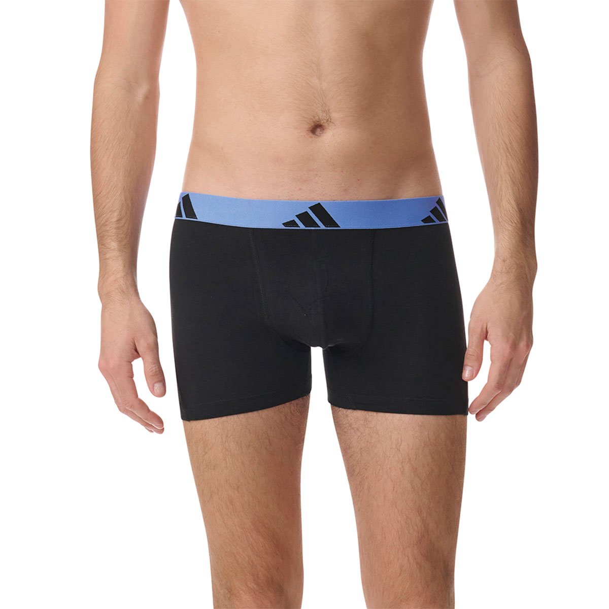 Active flex cotton boxer shorts, pack of 2 ADIDAS UNDERWEAR Black