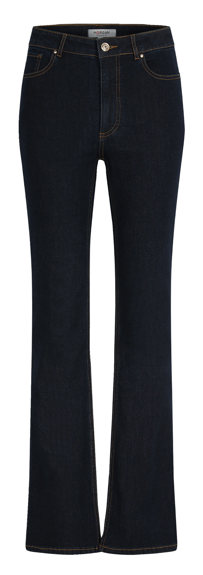 Jean flare en denim brut MORGAN Bleu