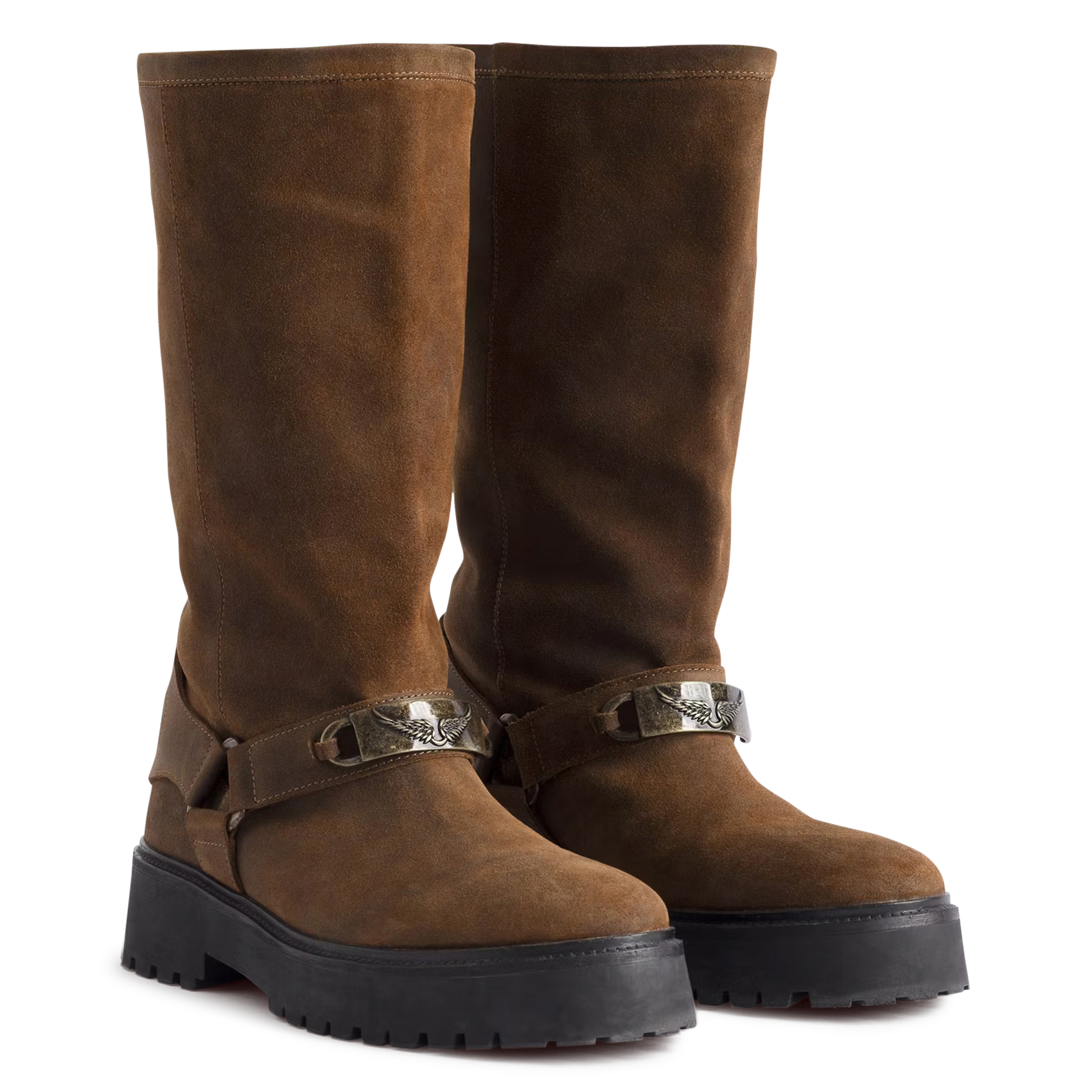 Suede boots ZADIG&VOLTAIRE Brown