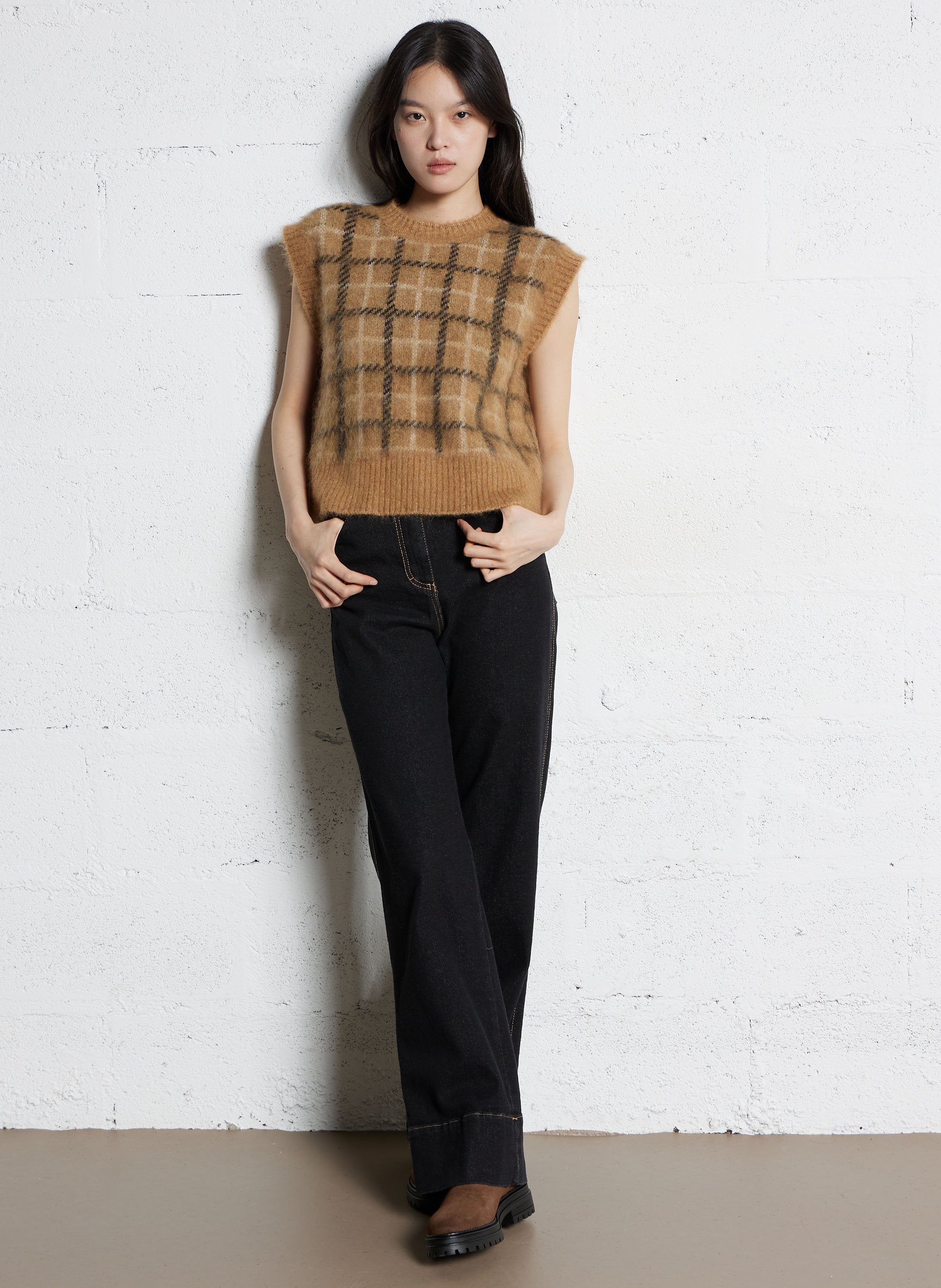 Suède enkellaarzen COSMOPARIS Brown