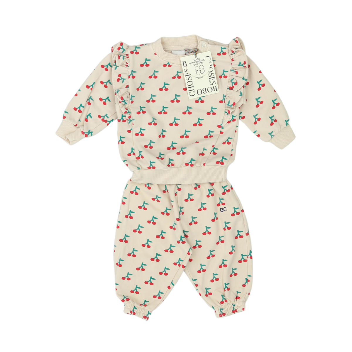 Beige baby outfit - 6 months BOBO CHOSES - Seconde Main Beige