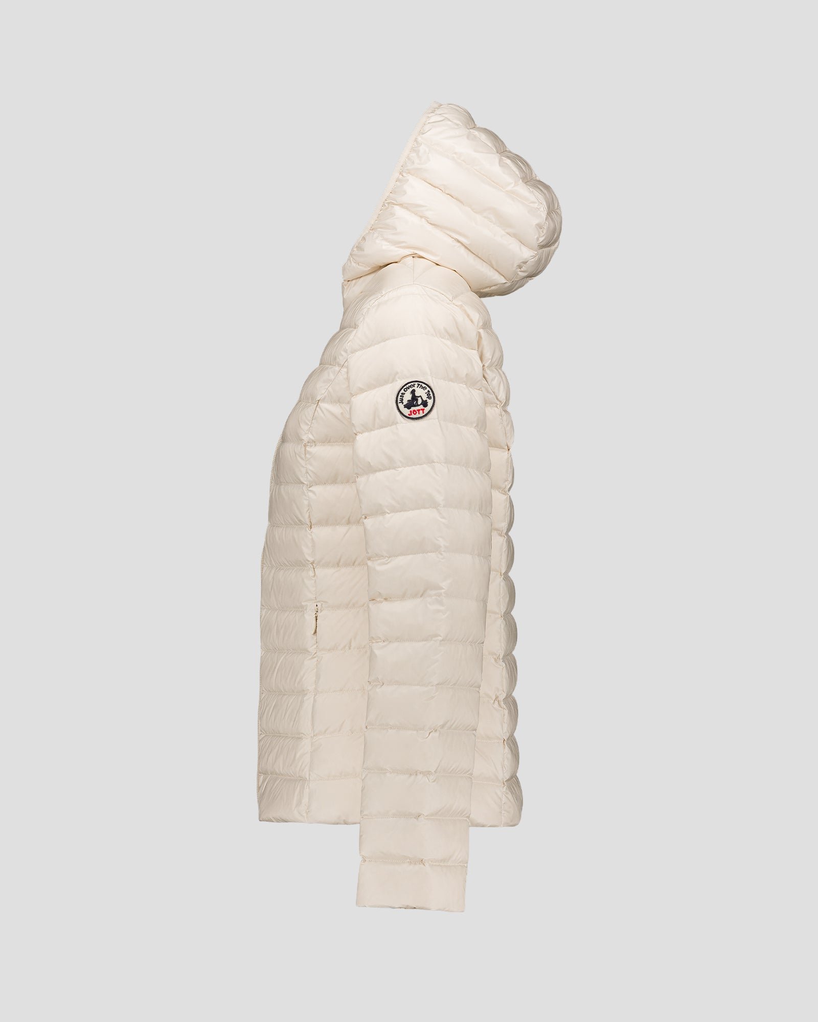 Lightweight hooded puffer jacket Cloe White