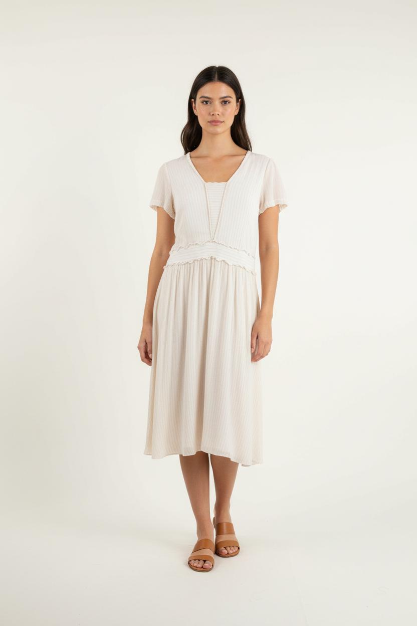 Short & Midi Dress COMPTOIR DES COTONNIERS - Seconde main White
