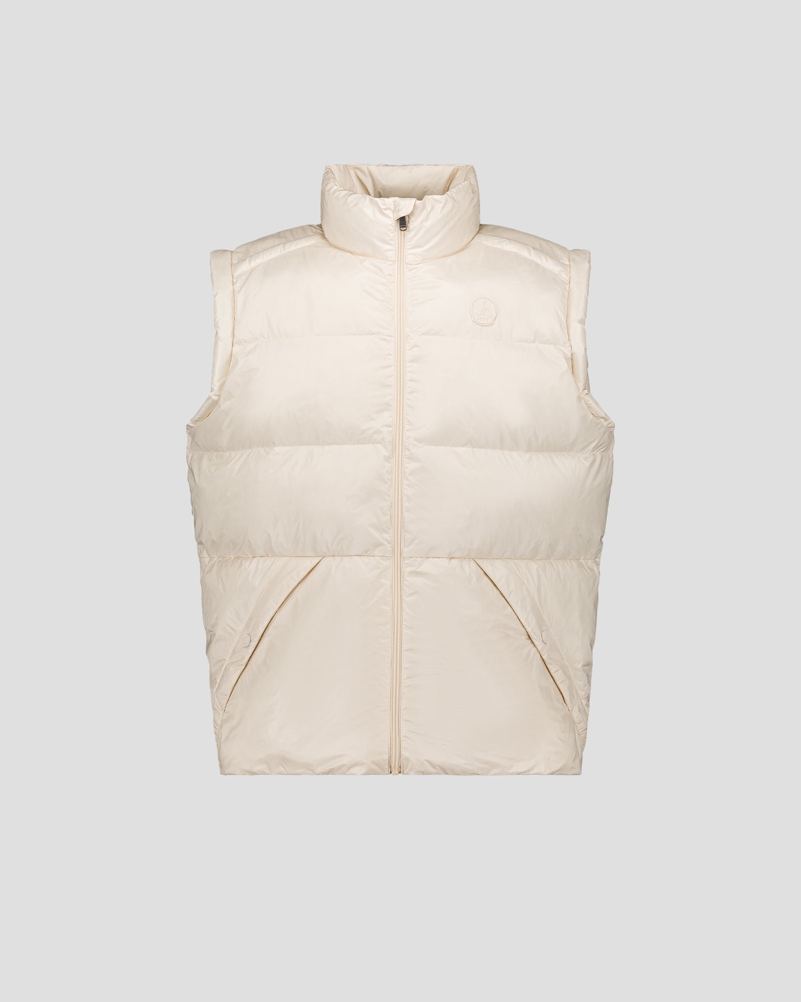 Oversized sleeveless puffer jacket Ezio JOTT White