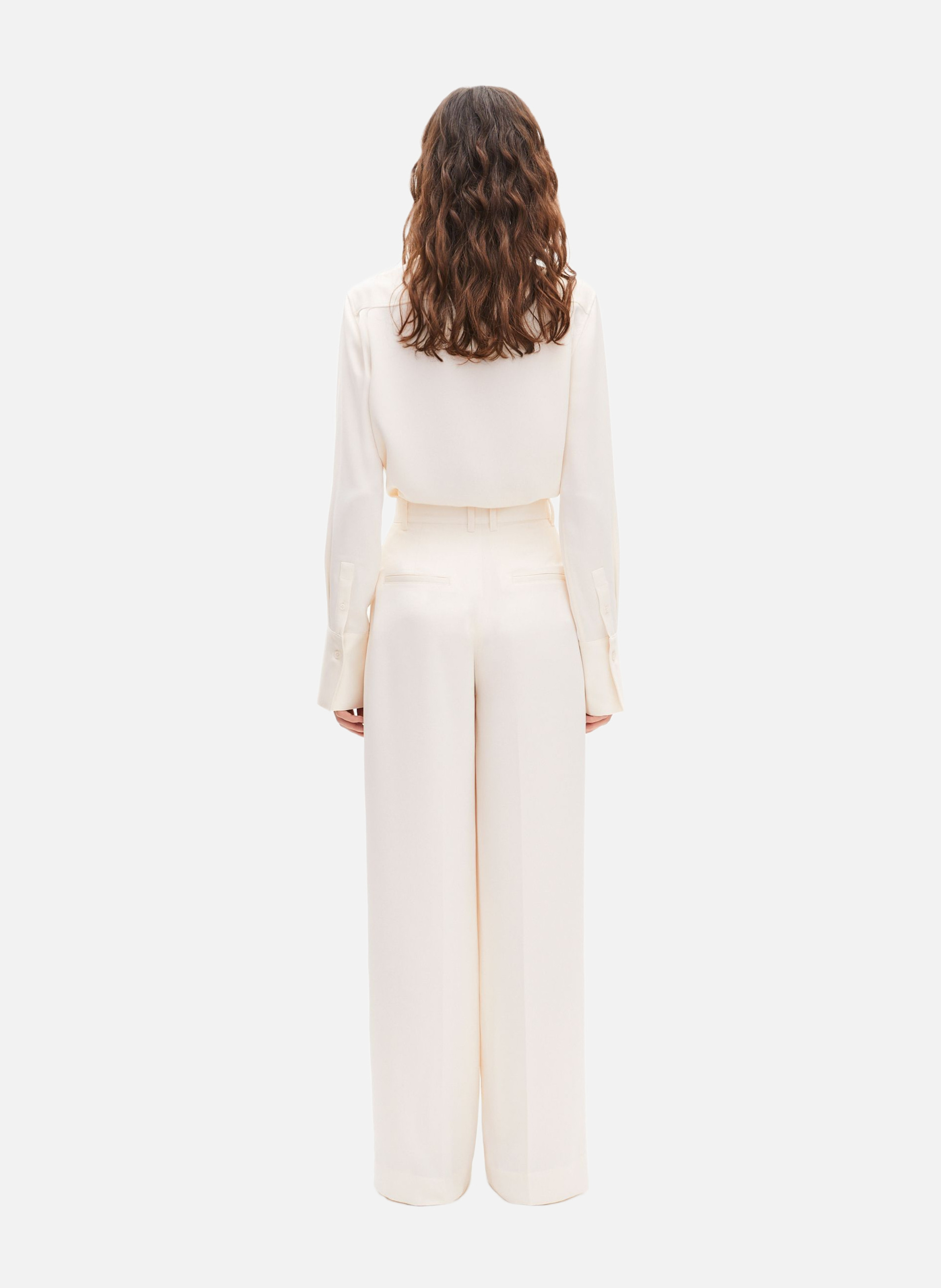 Wide-leg satin pants THE KOOPLES White