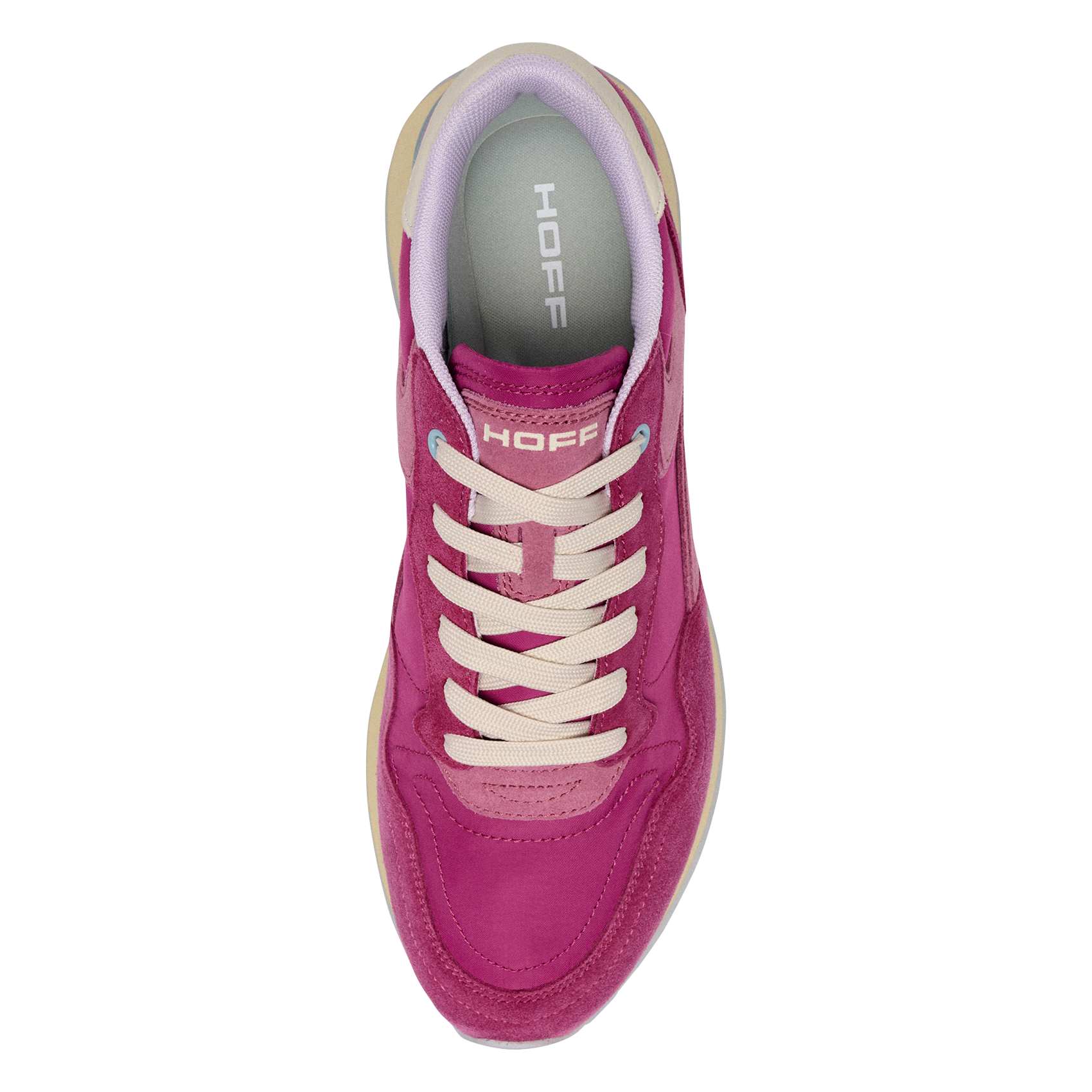 Niedrige Sneaker aus Leder-Mix HOFF Rosa