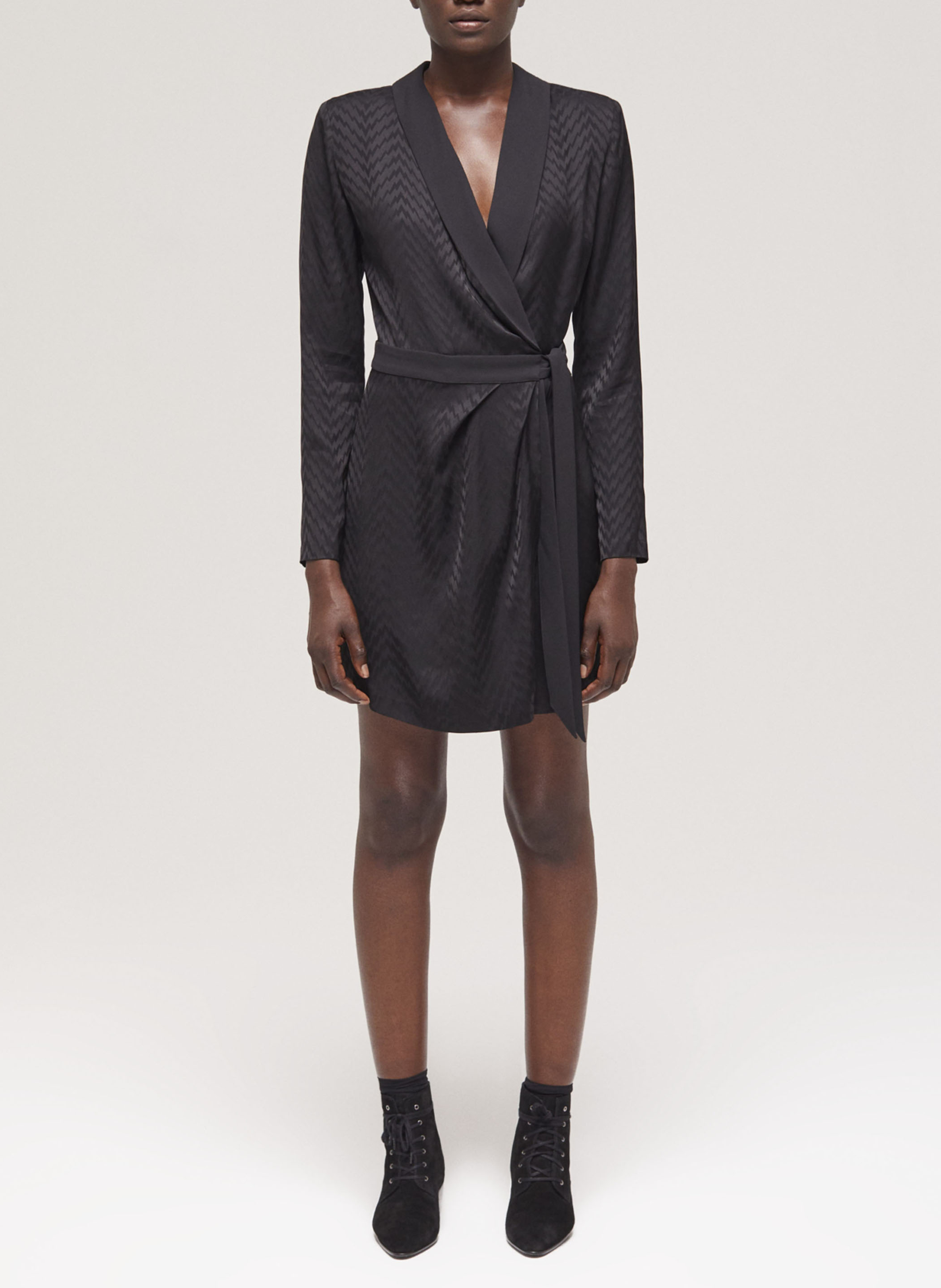 Robe courte portefeuille THE KOOPLES Noir