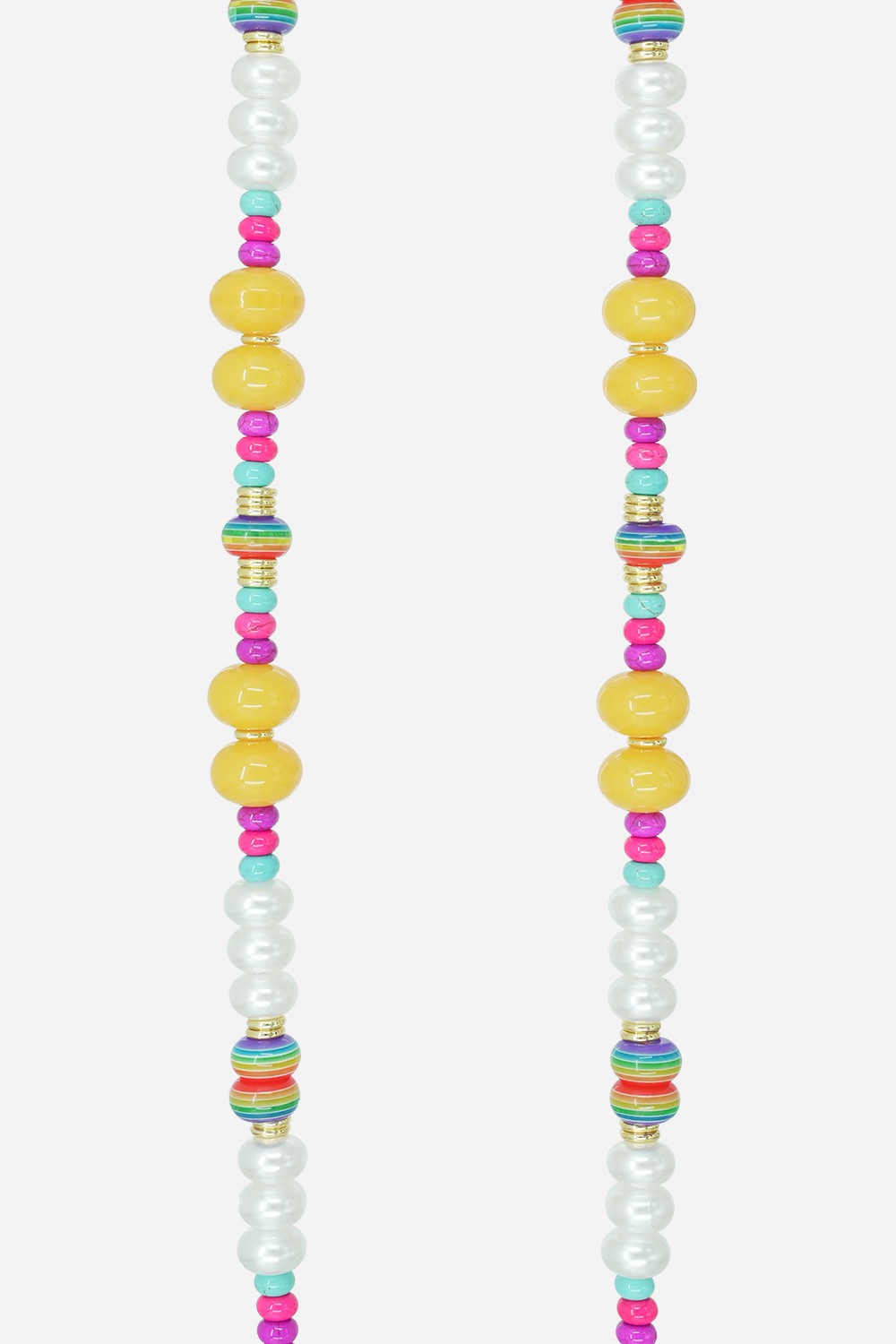 Beaded phone chain LA COQUE FRANCAISE Multicolored