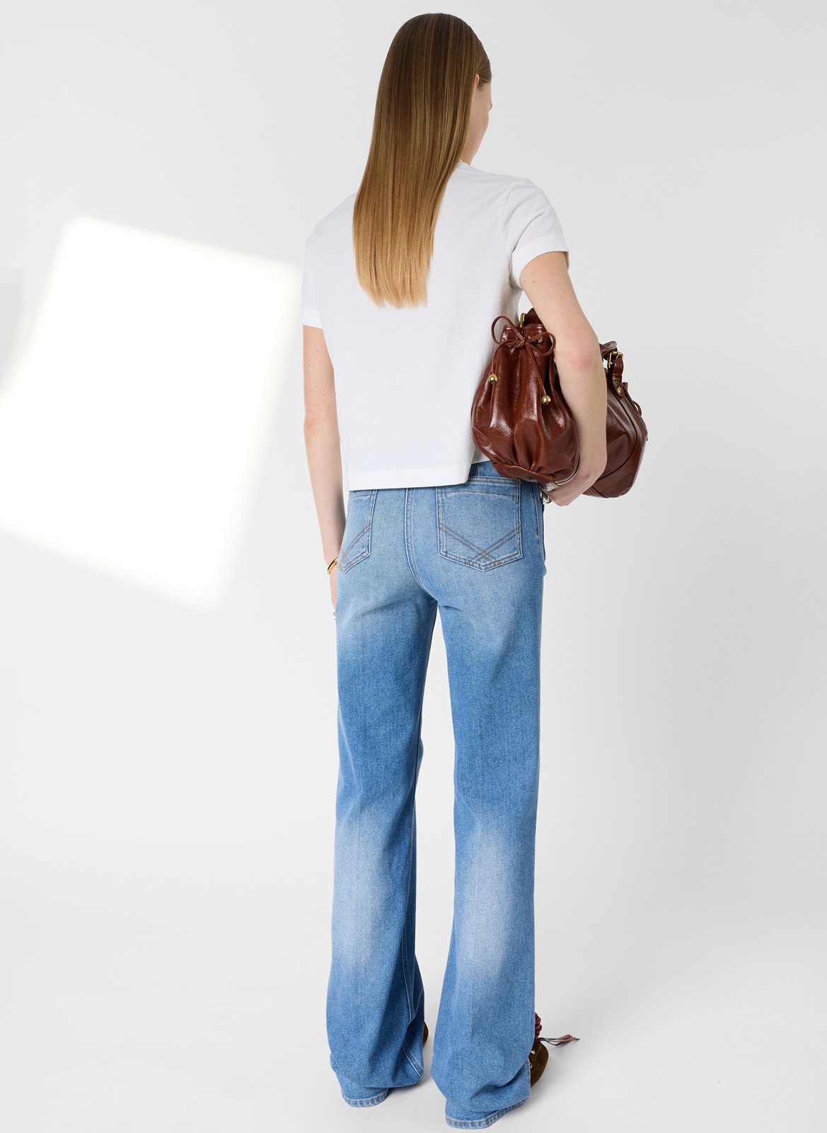 Baumwoll-Pullover mit Rundhalsausschnitt GERARD DAREL Weiss