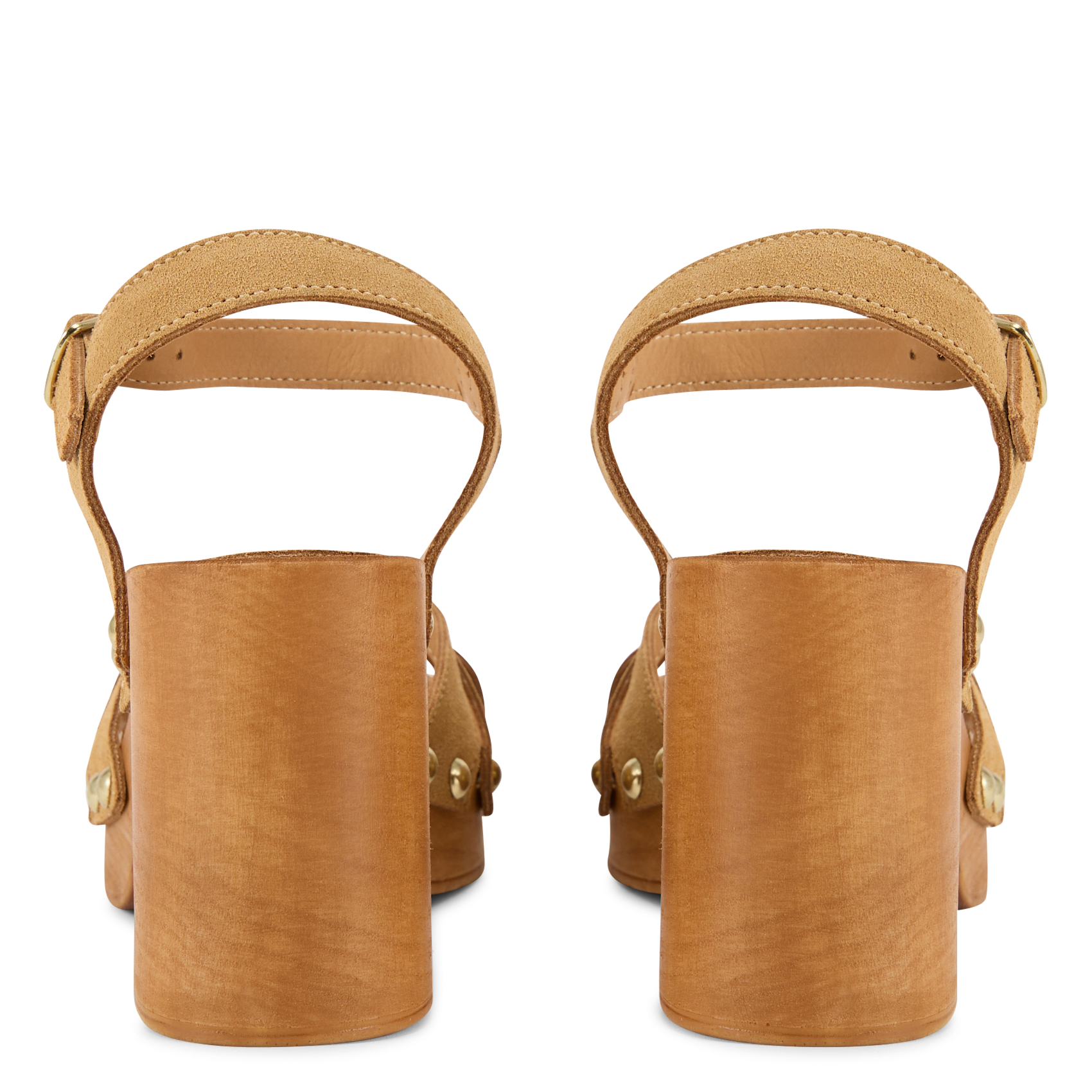 High sandals Beige
