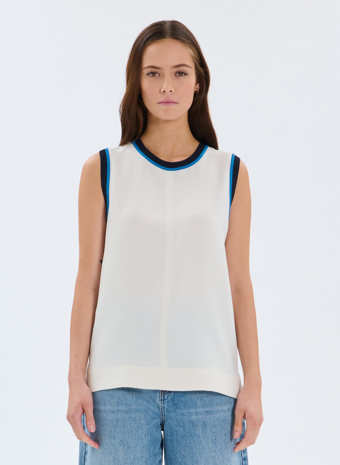 Top oversize col rond ZAPA