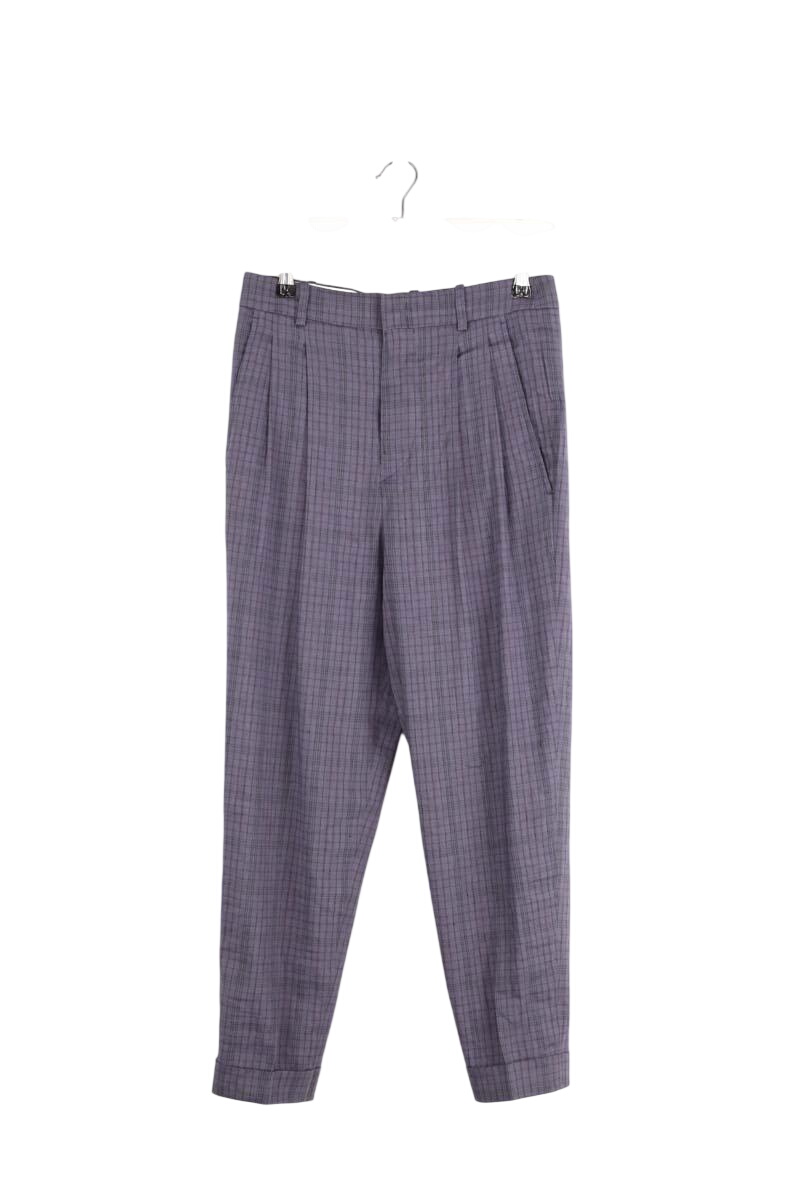 Pantalon droit ISABEL MARANT ÉTOILE - SECONDE MAIN Violet