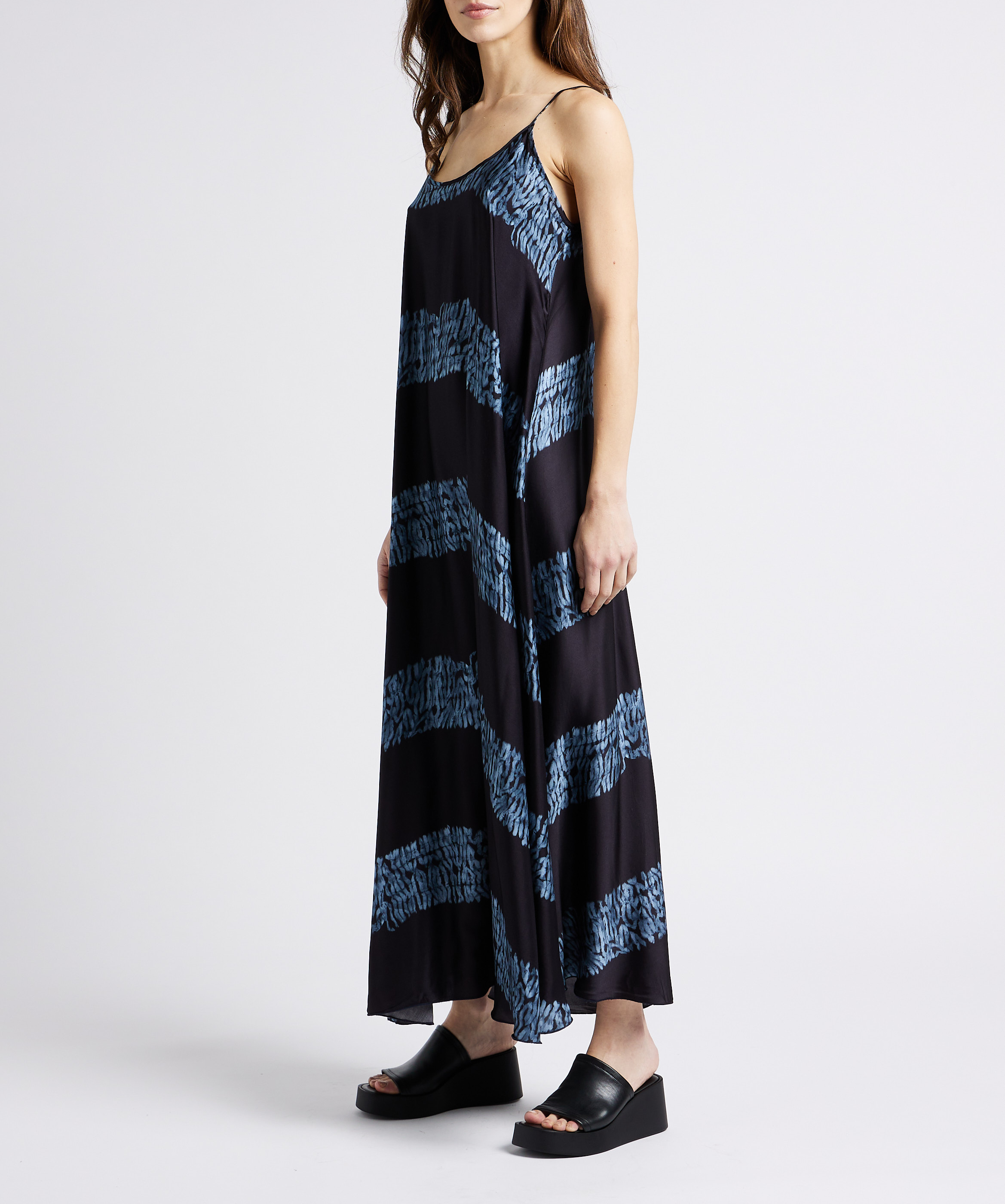 Leather wedge mules JONAK Black