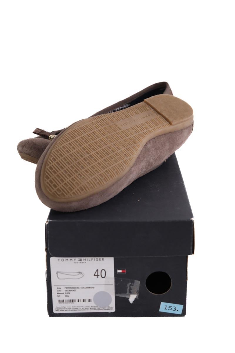 Ballet pumps TOMMY HILFIGER - SECONDE MAIN Brown