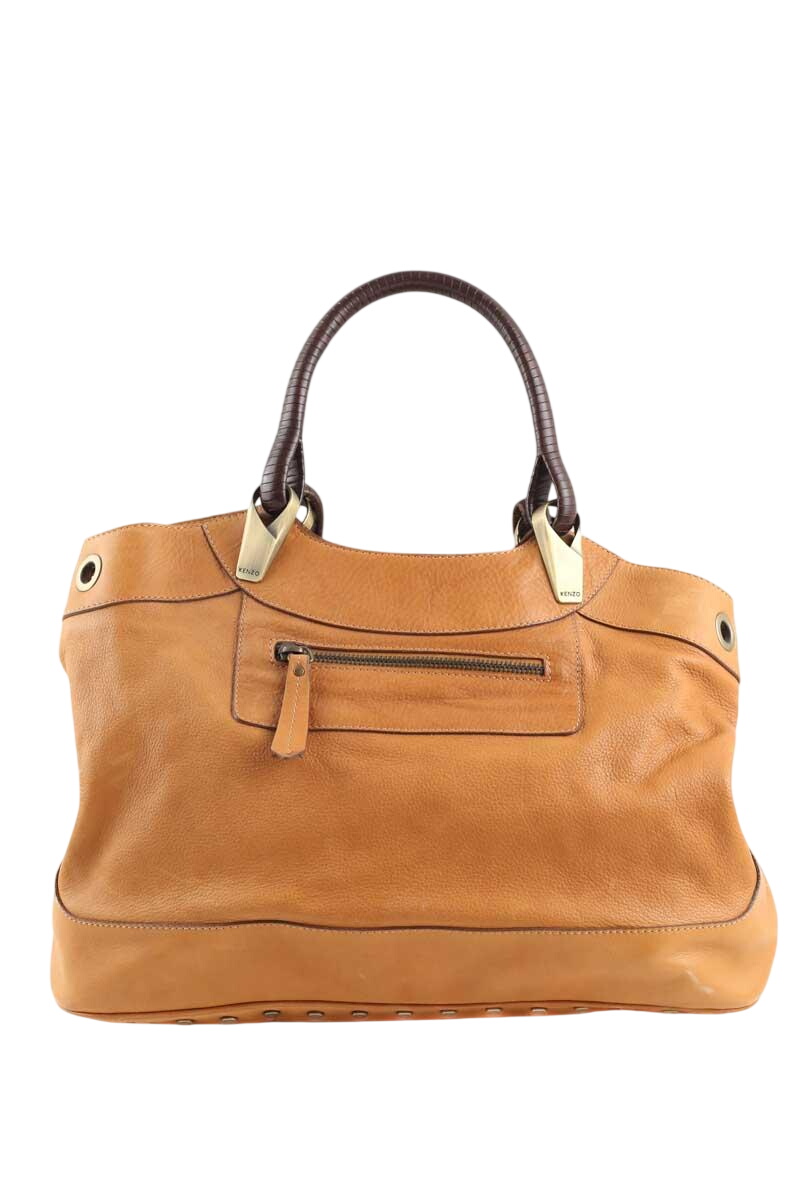 Handbag KENZO - SECONDE MAIN Brown