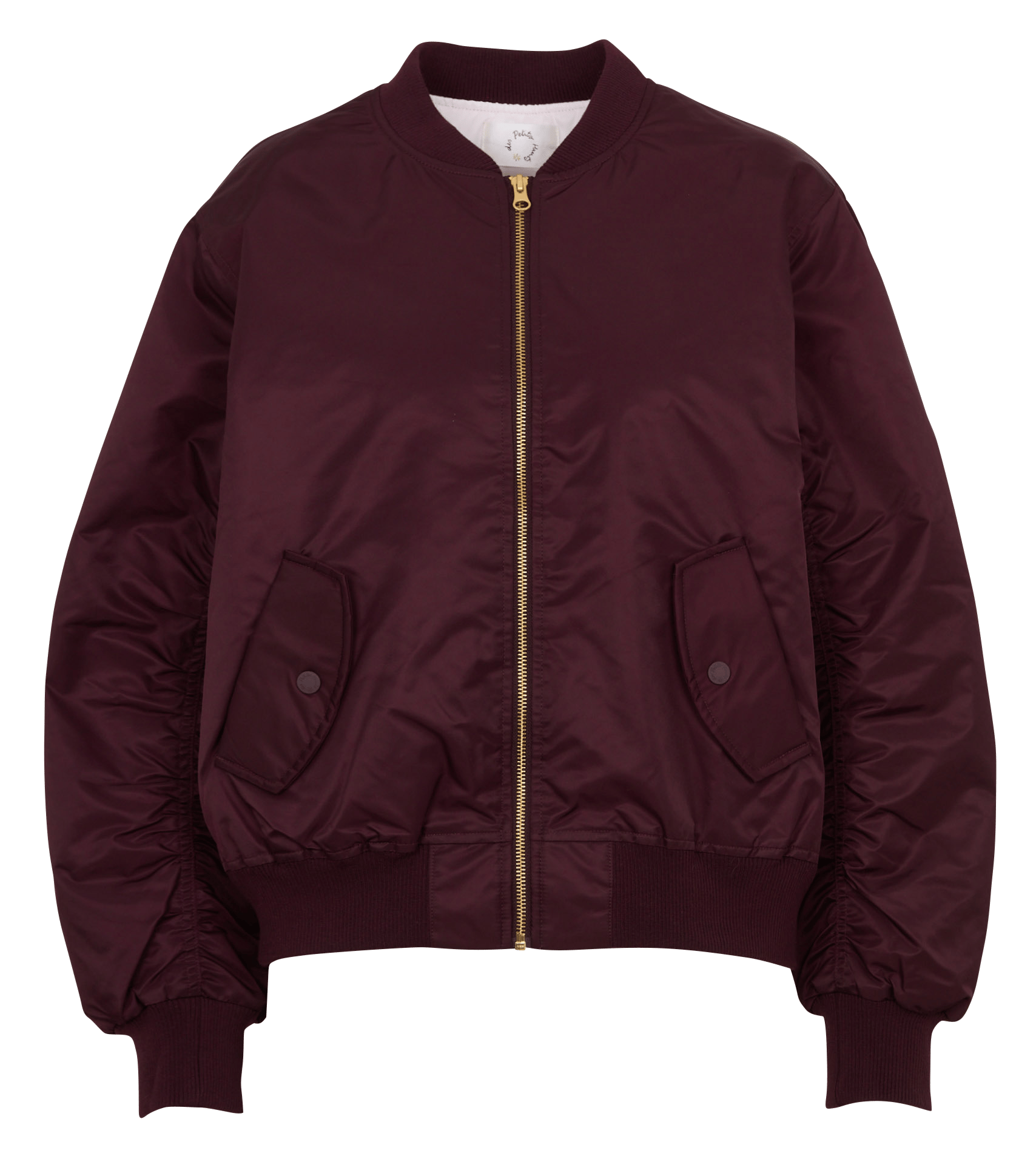 Bomber ampio con collo a nodo removibile DES PETITS HAUTS Viola