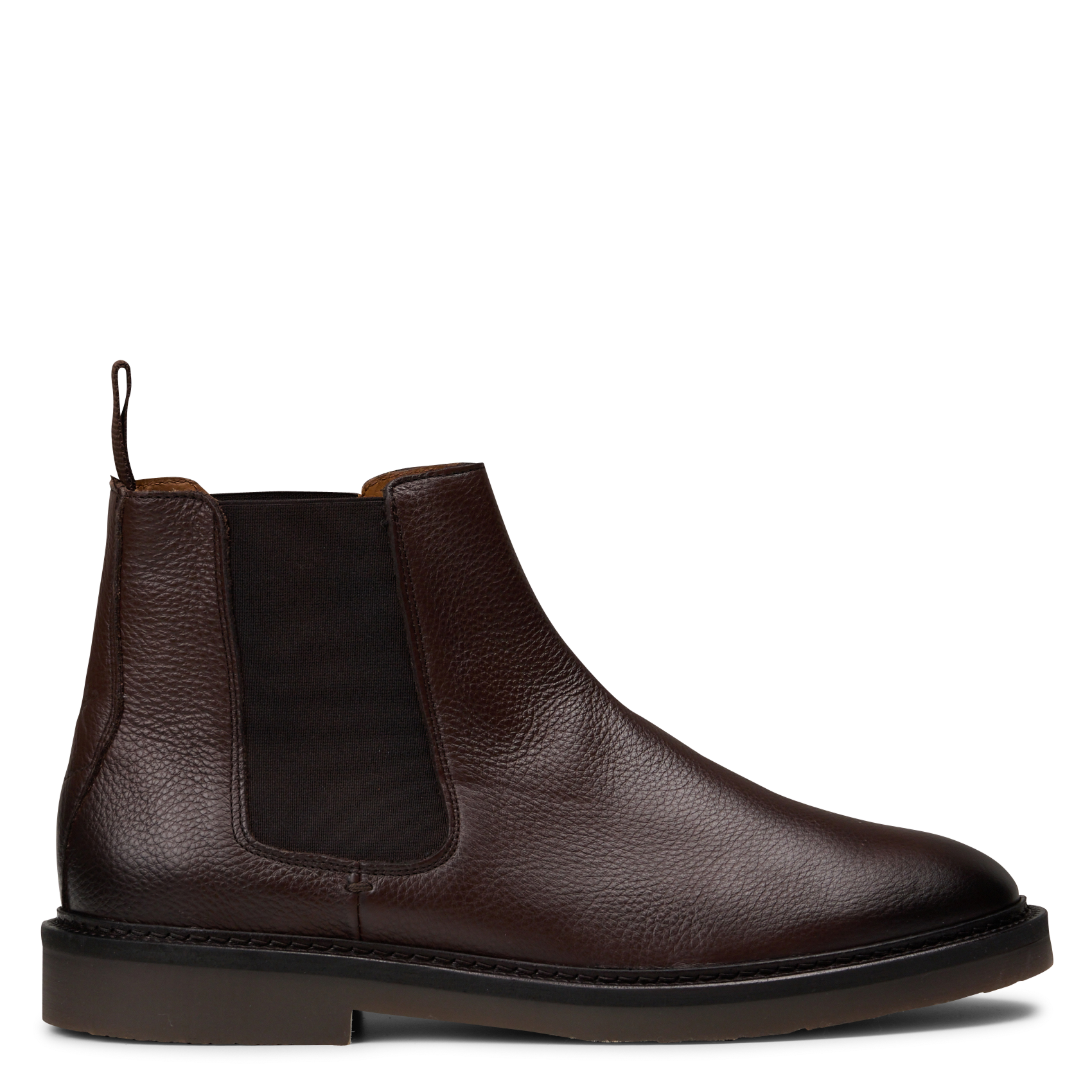 Boots chelsea en cuir HACKETT Marron