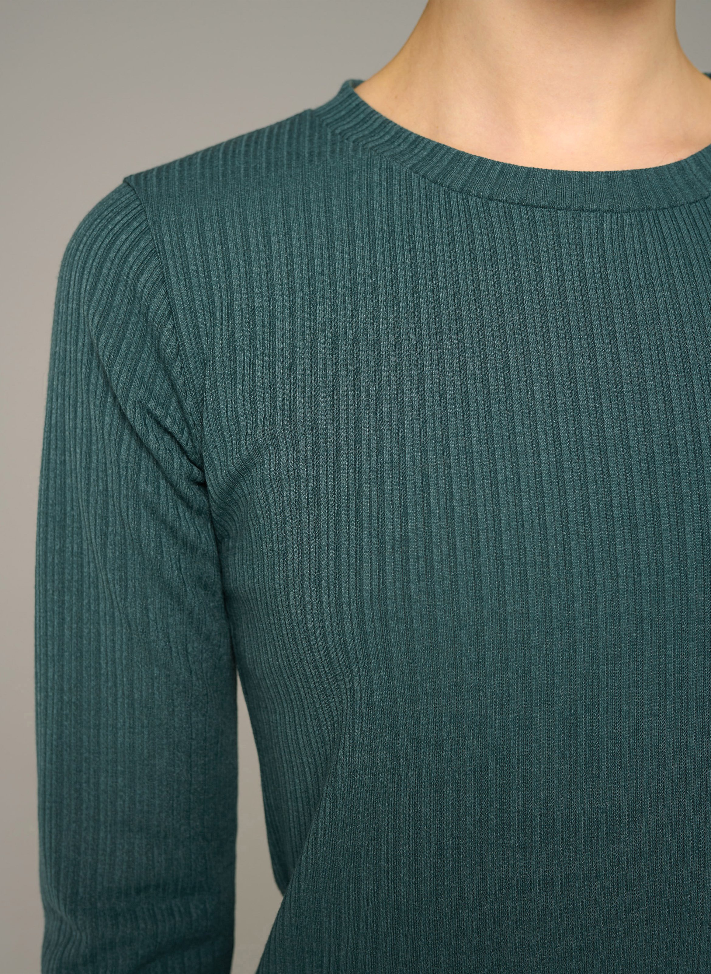 Maxikleid mit Rundhalsausschnitt COTELAC ACOTE Grun