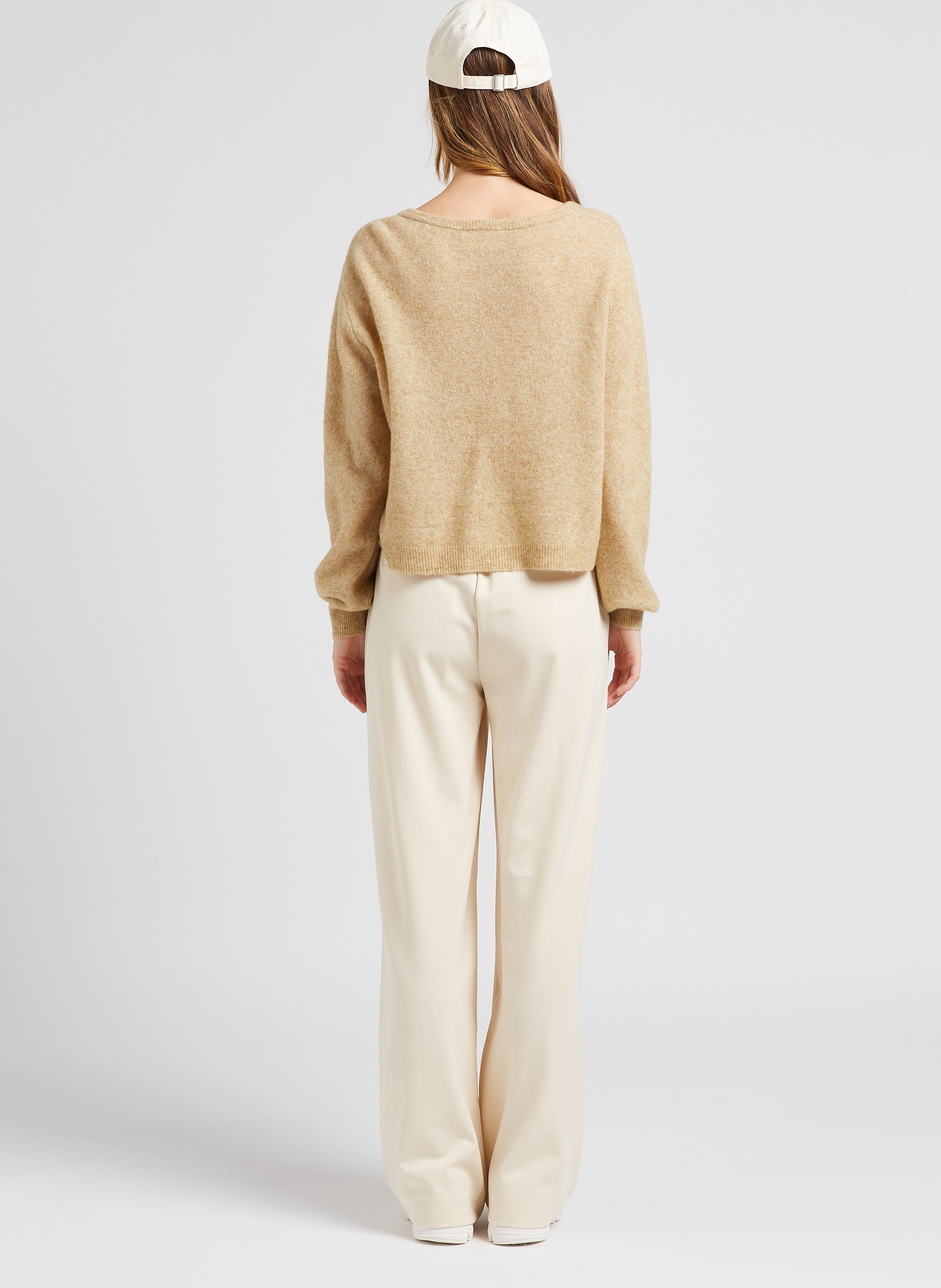 Pantalon fluide à pinces  OBJECT Beige