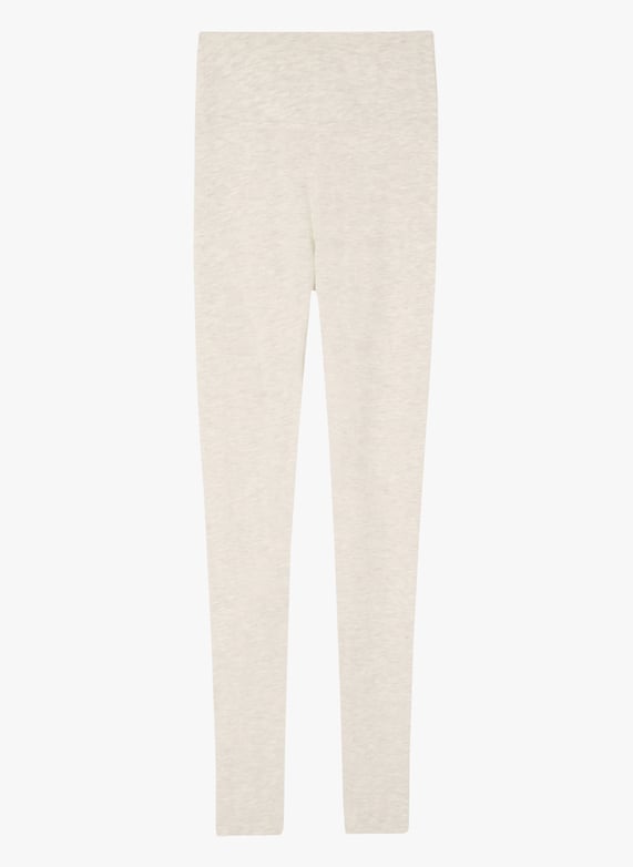 Legging en coton mélangé Ypawood Gris chine American vintage