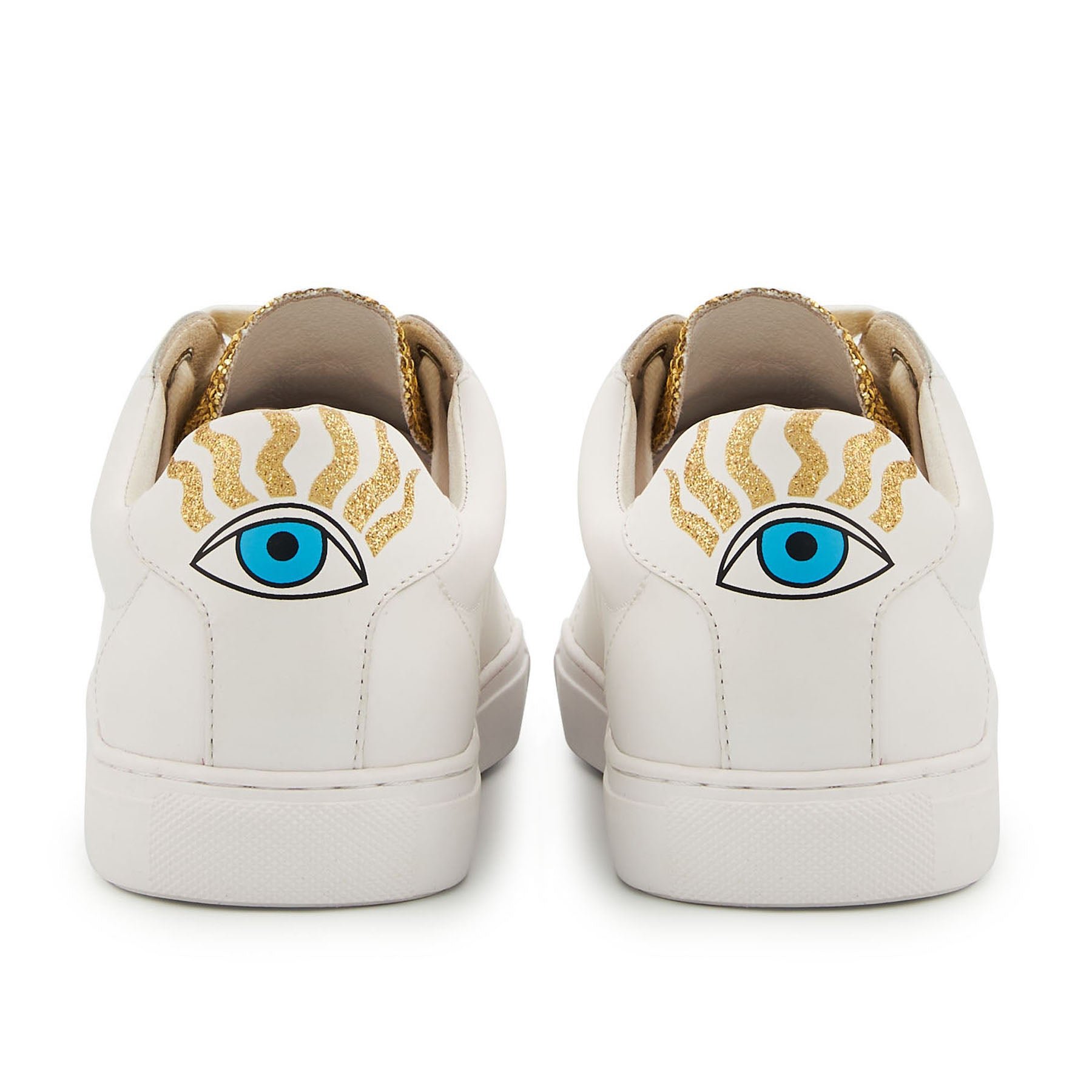 Leather sneakers BONS BAISERS PARIS White