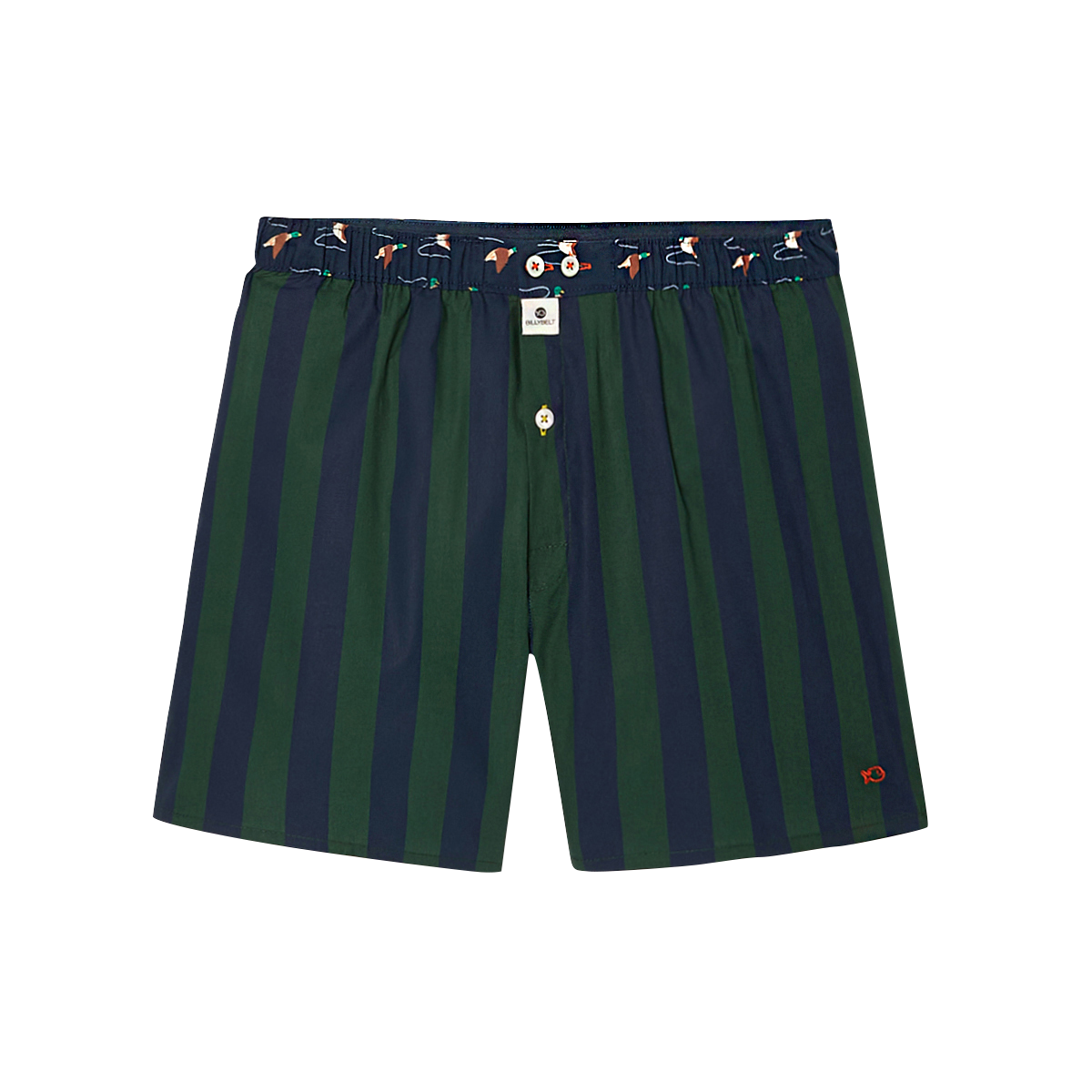Organic cotton boxer shorts BILLYBELT Green