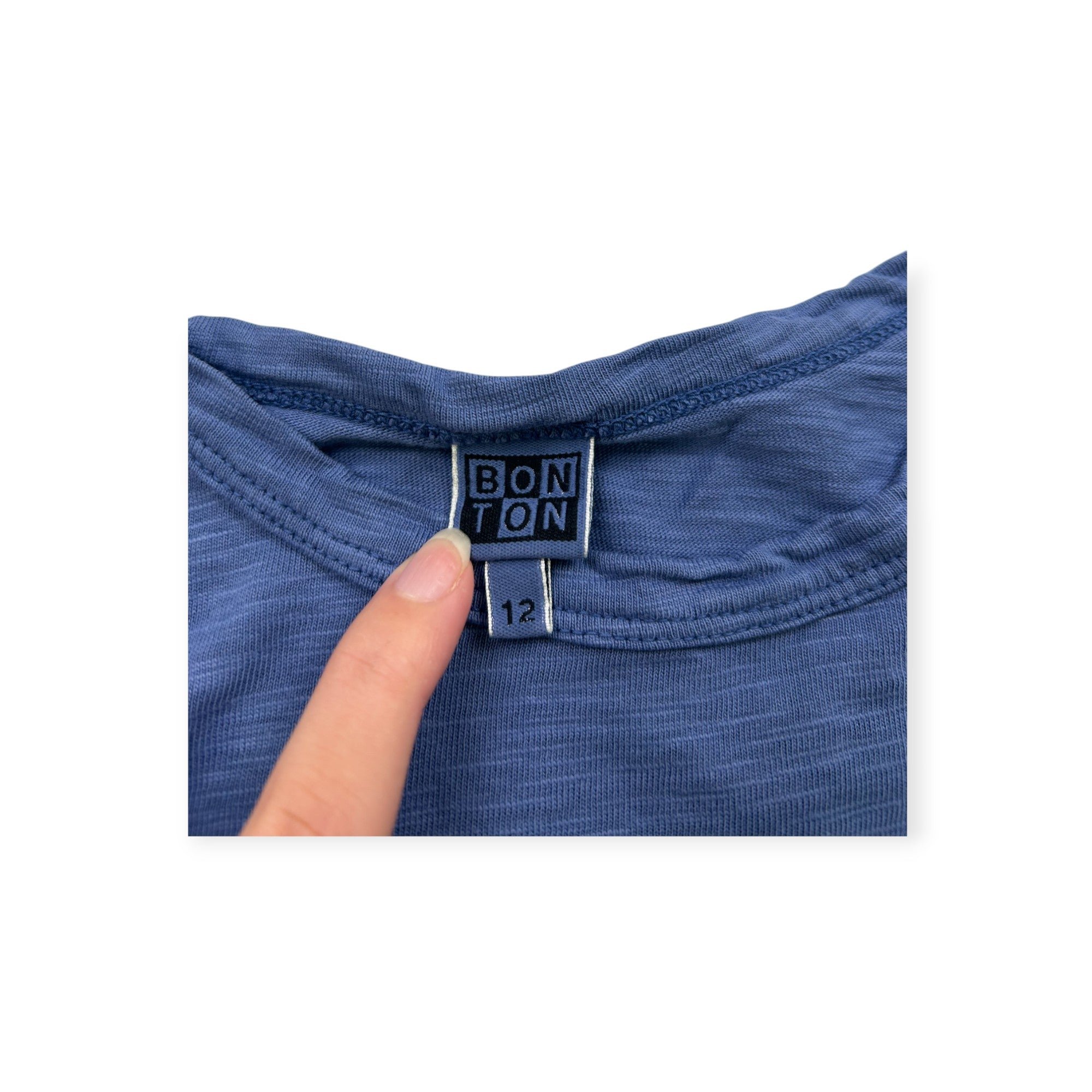 Blue children's T-shirt - 12 years BONTON - Seconde Main Blue