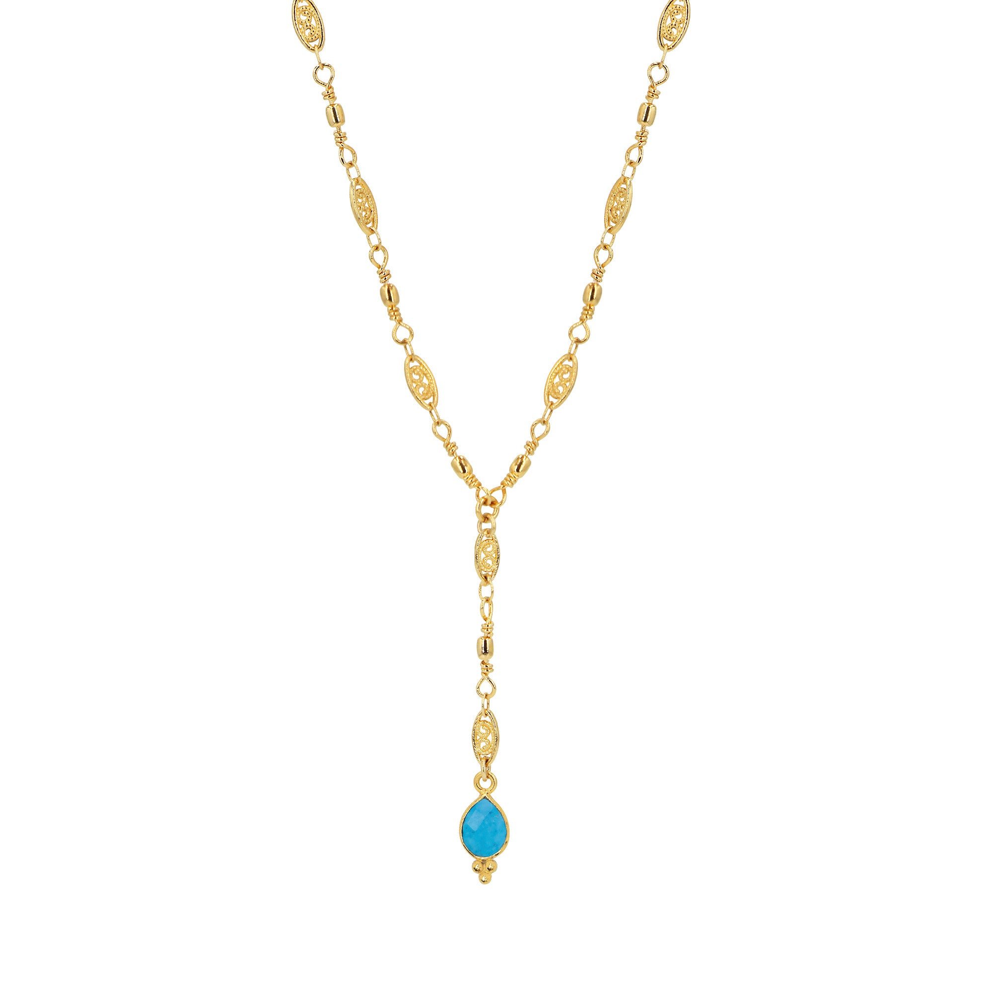 Rosary-style necklace NILAI