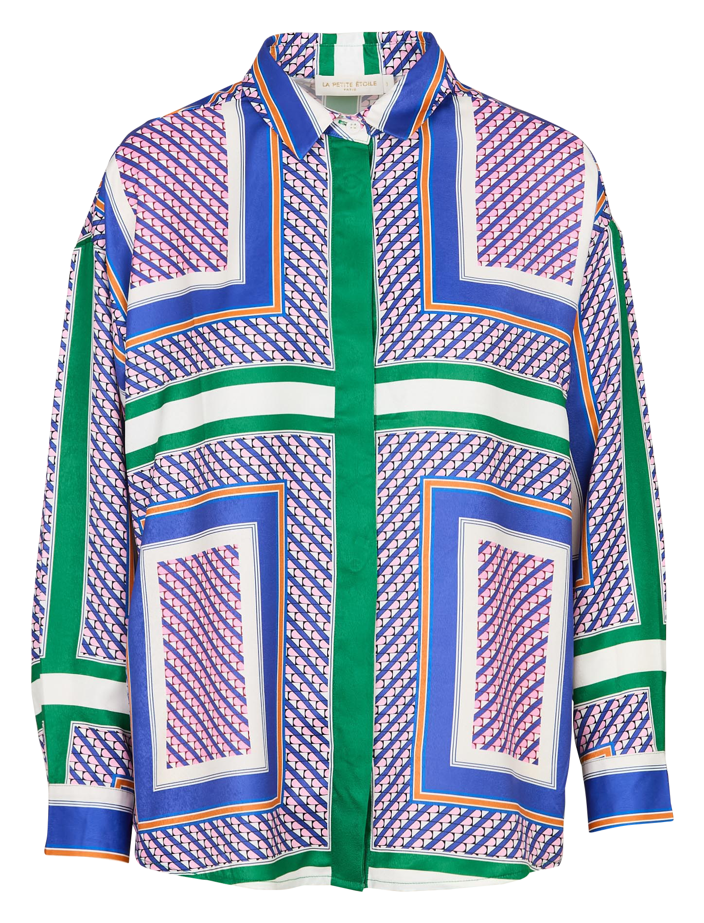 Chemise col classique ample LA PETITE ETOILE Multicolore