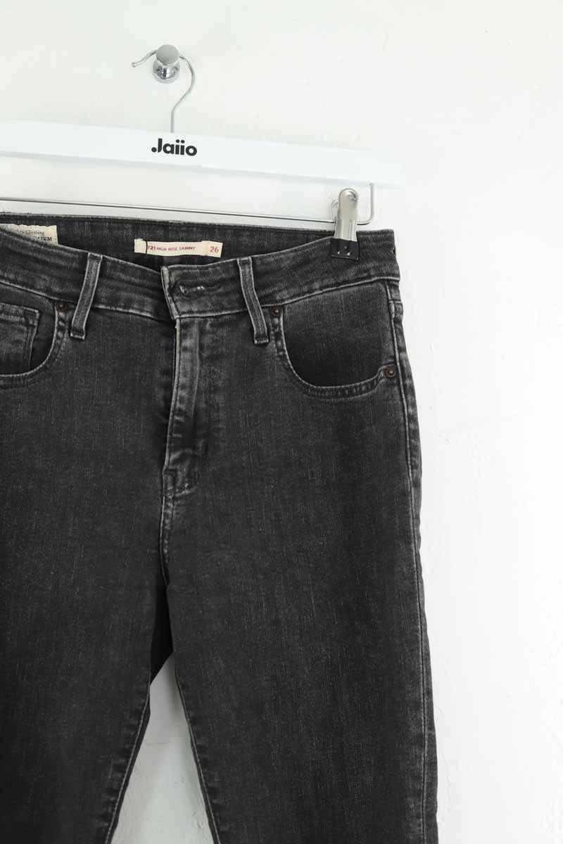 Cotton skinny jeans LEVI'S - Seconde main Black