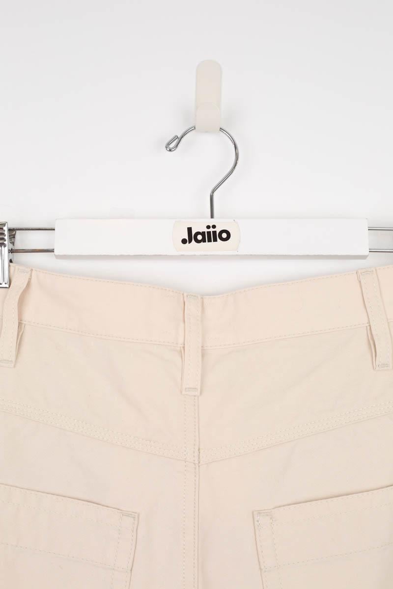 Cotton pants ISABEL MARANT ÉTOILE - SECONDE MAIN White