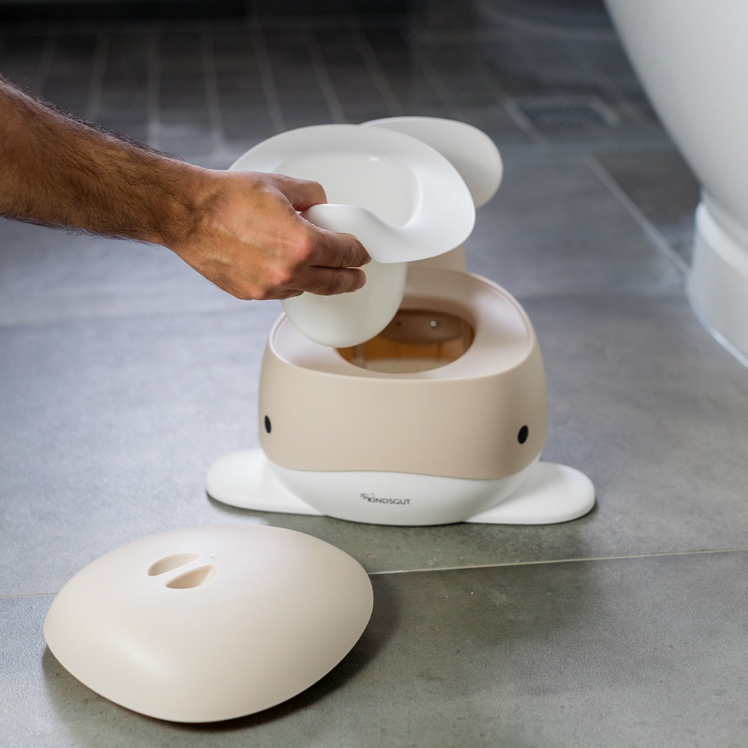 Whale baby pot KINDSGUT Yellow