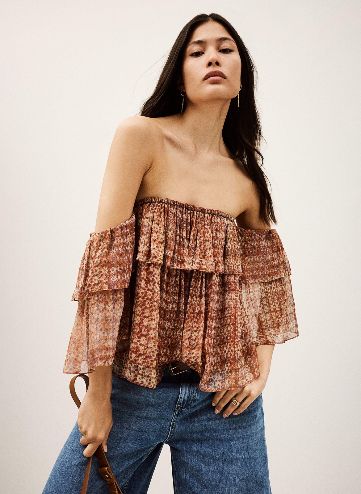 Printed top BA&SH Pink